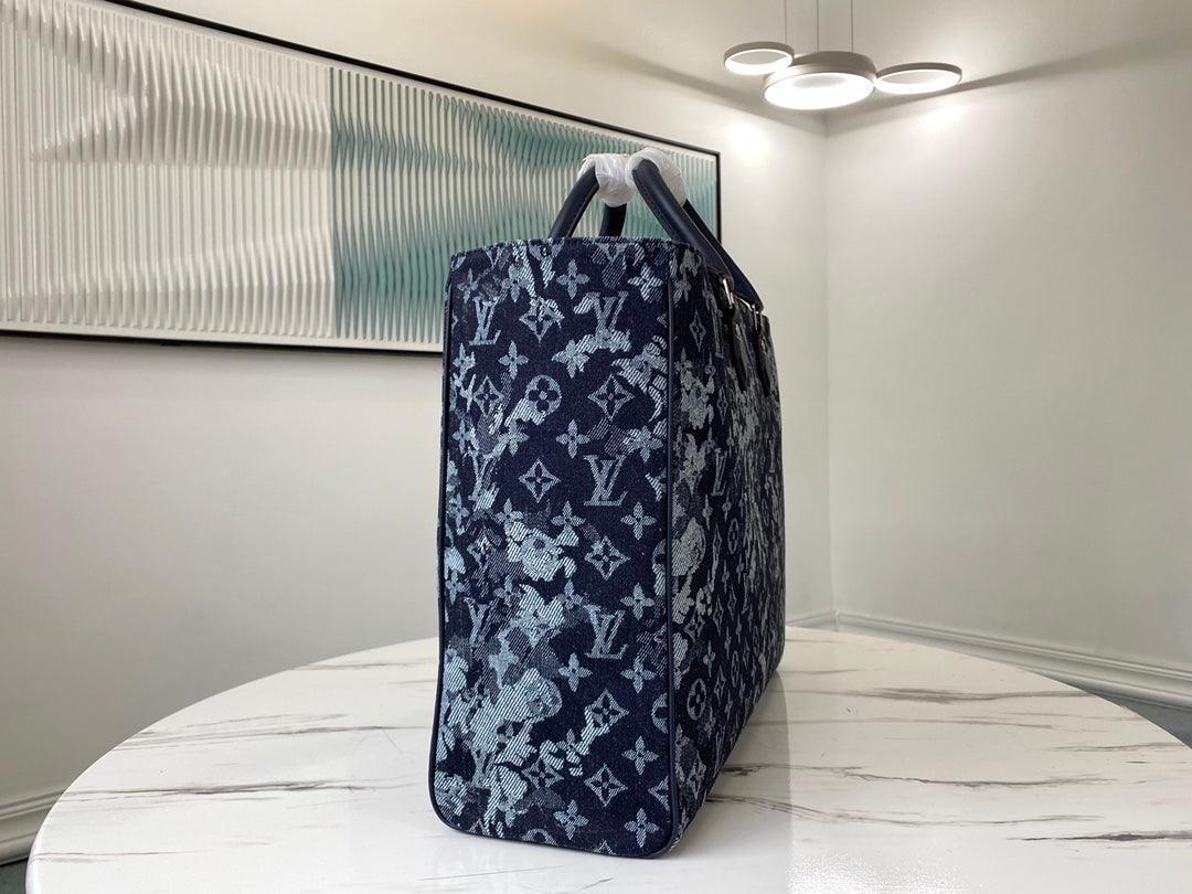 LV GRAND SAC Virgil Abloh Monogram Pastel Noir M57284 - tntwear1