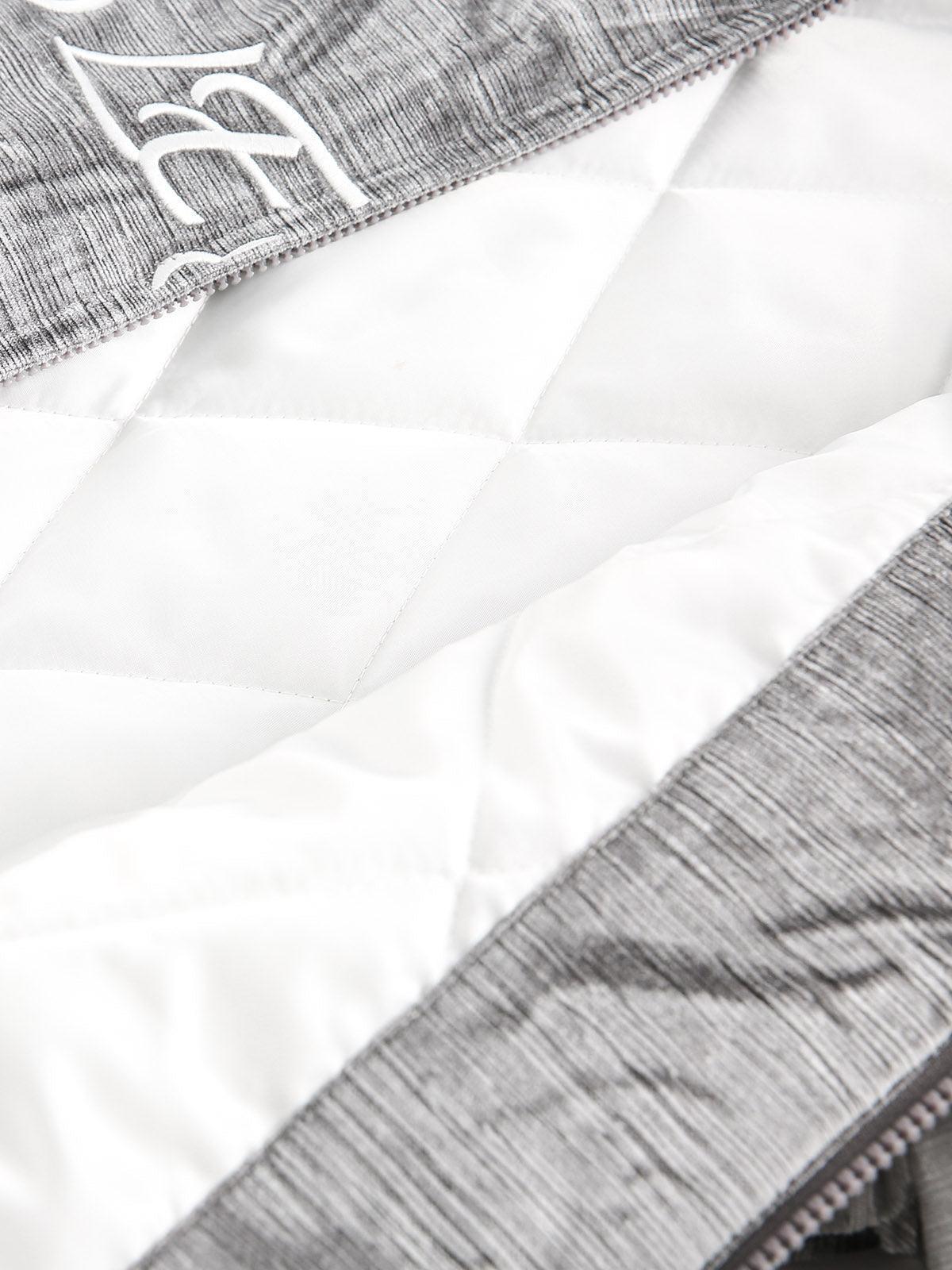 Tntwear Patchwork Embroidered Bomber Jacket