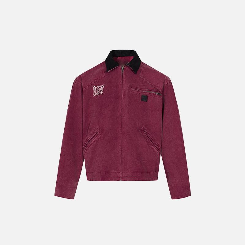 Loose Retro Washed Jacket - tntwear1