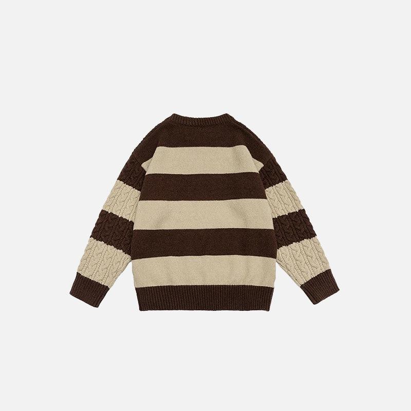 Classic Cable Knit Sweater - tntwear1