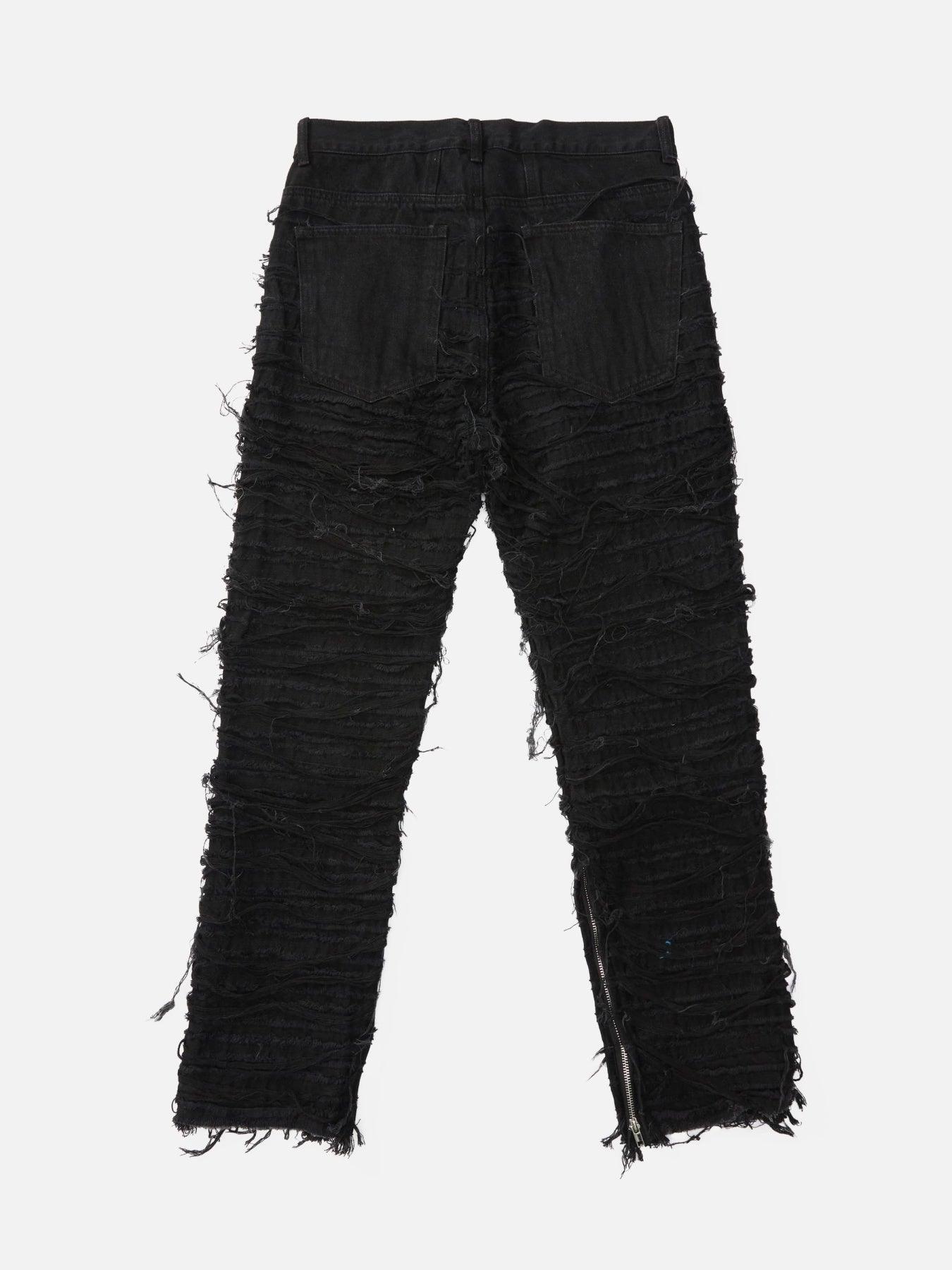 Sneakerland Ruined Effect Jeans - tntwear1