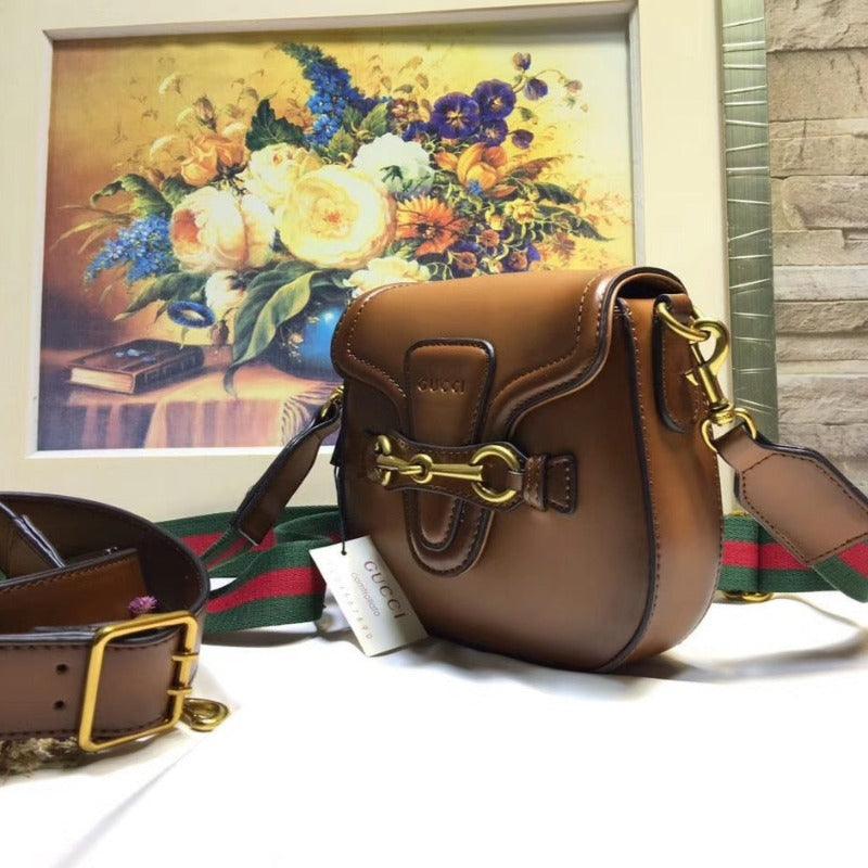 Tntwear - Lady Web Saddle Leather Bag Brown