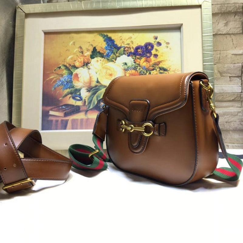 Tntwear - Lady Web Saddle Leather Bag Brown
