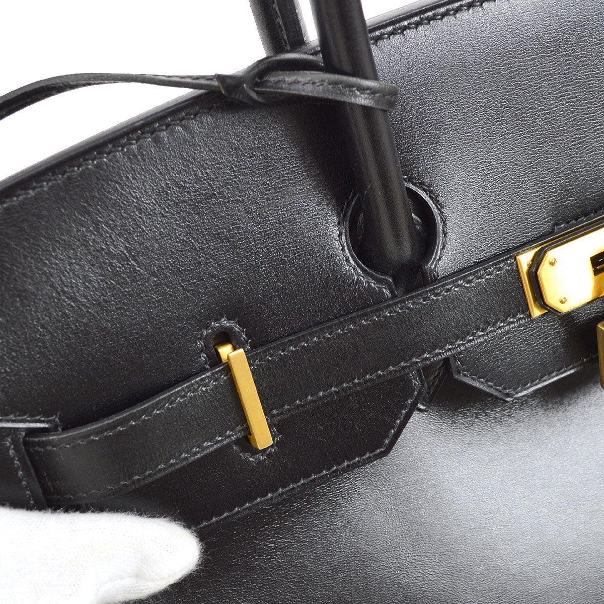BIRKIN 35 Black Box calf - tntwear1