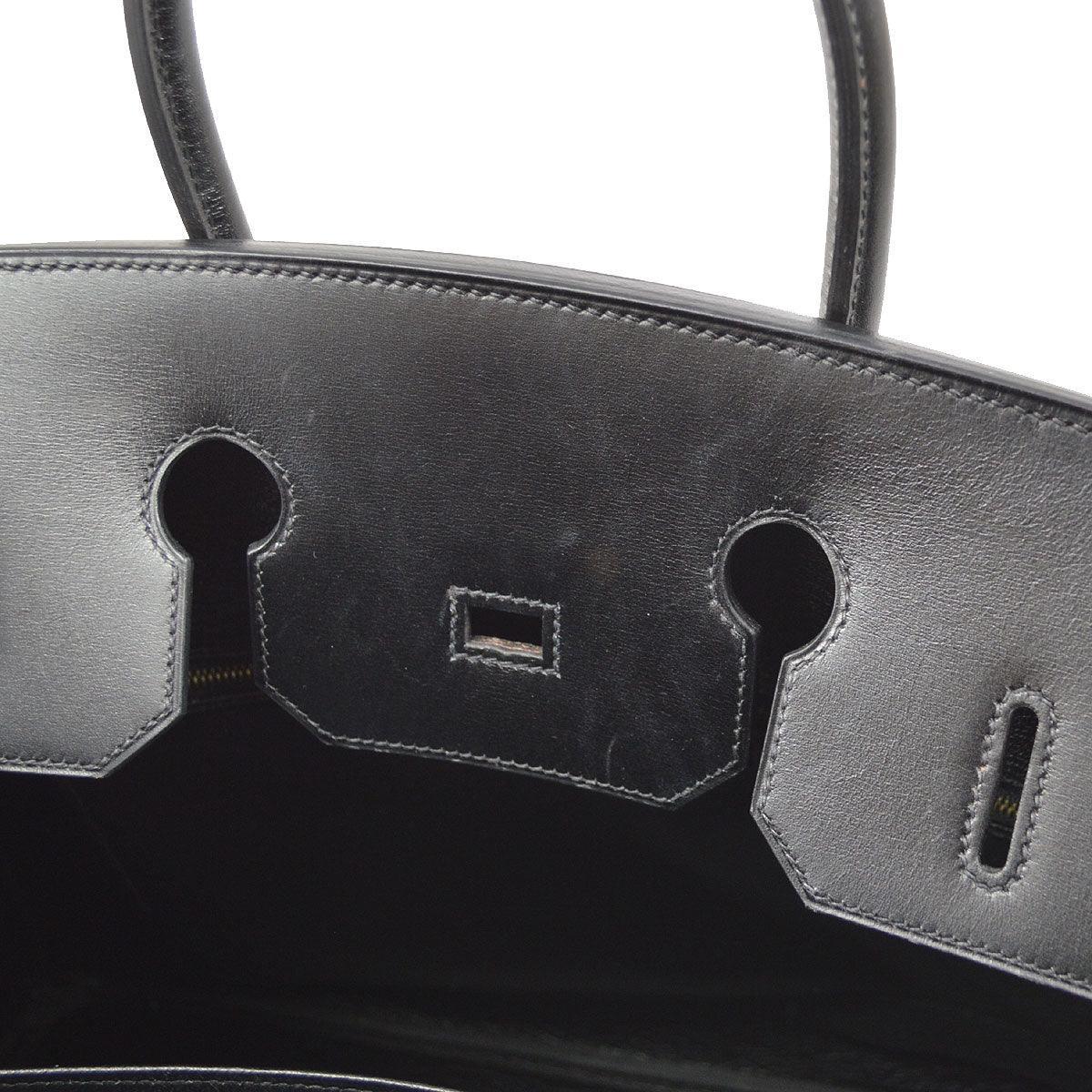 BIRKIN 35 Black Box calf - tntwear1