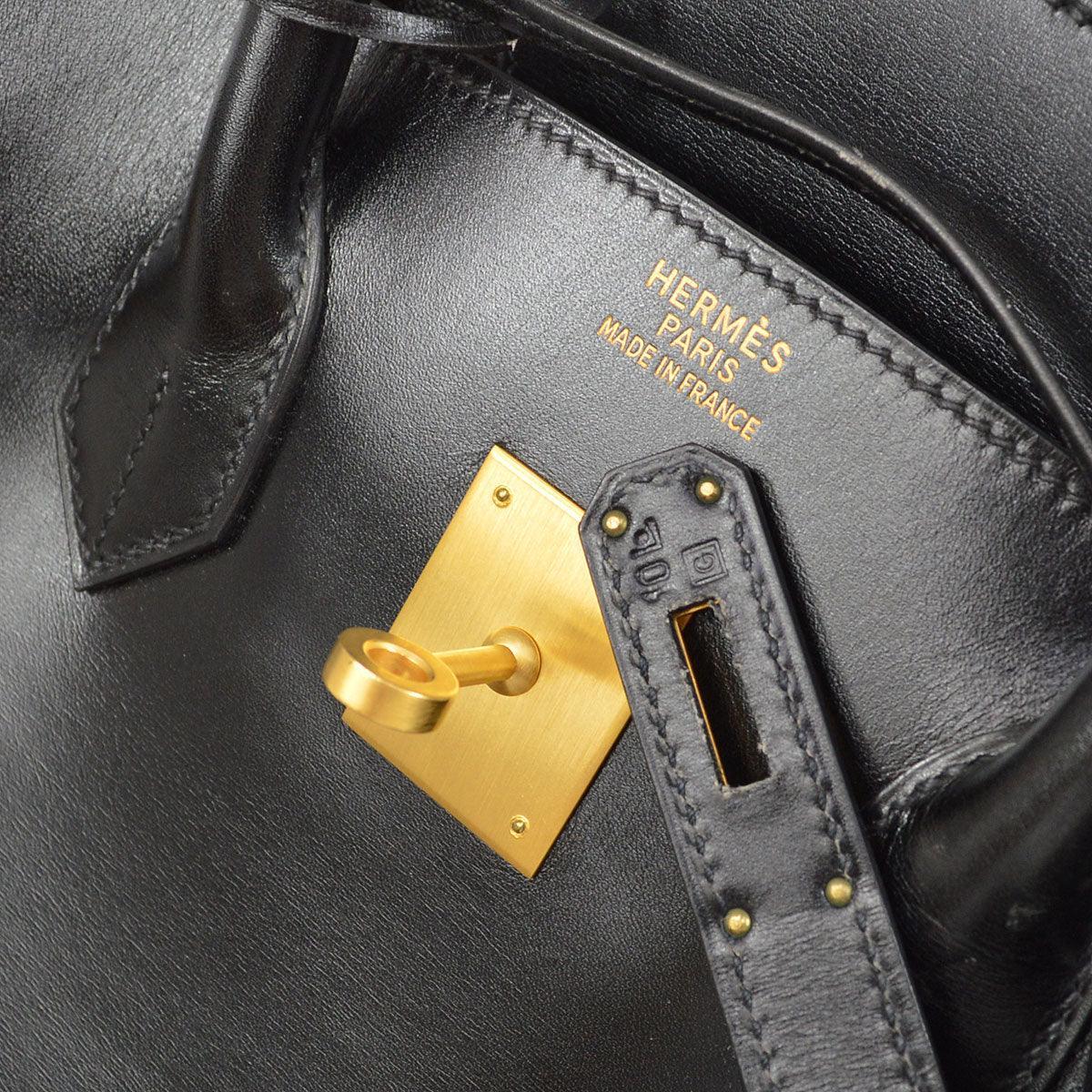BIRKIN 35 Black Box calf - tntwear1