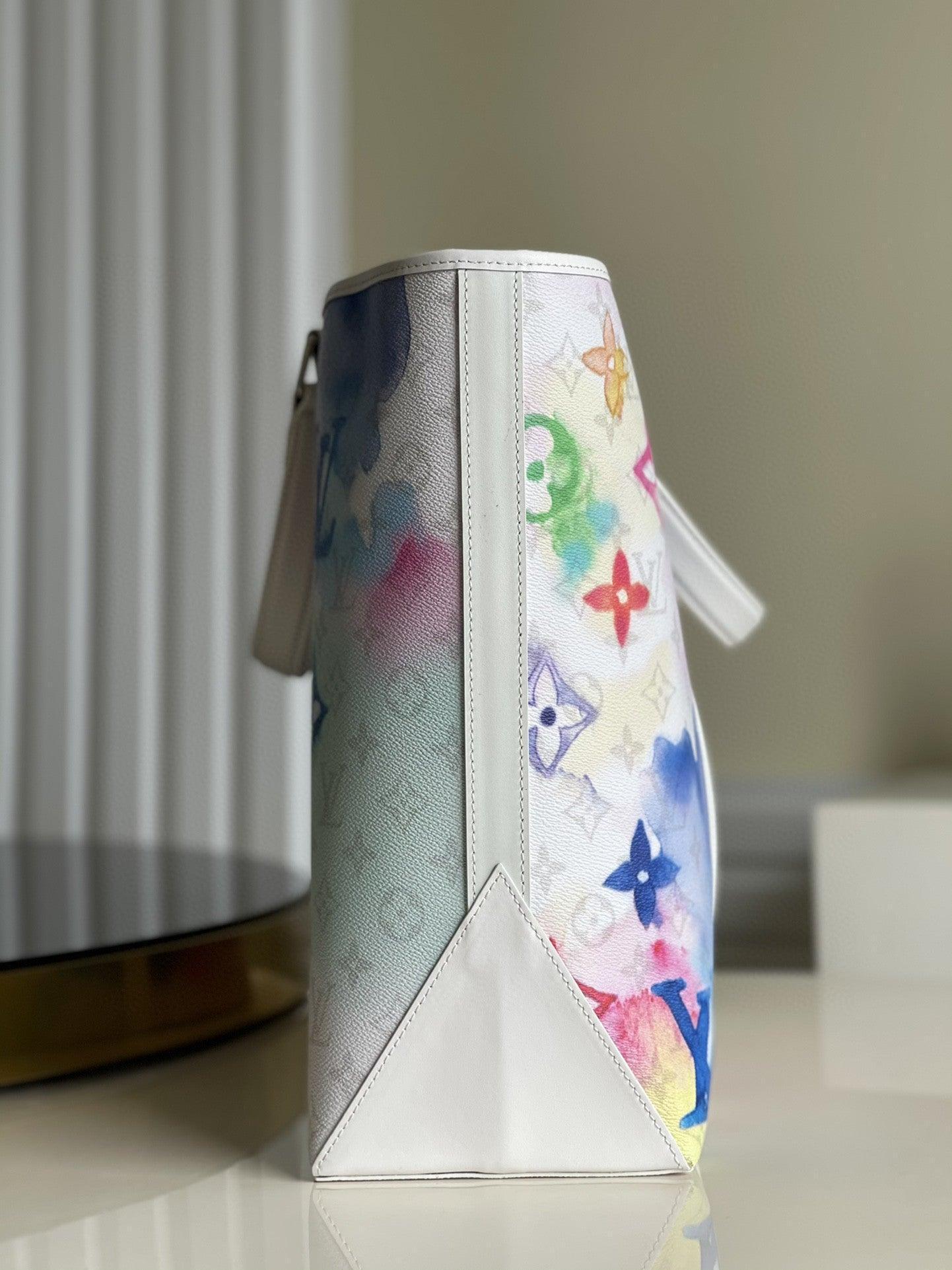 LV Virgil Abloh Monogram Watercolor M45755 - tntwear1
