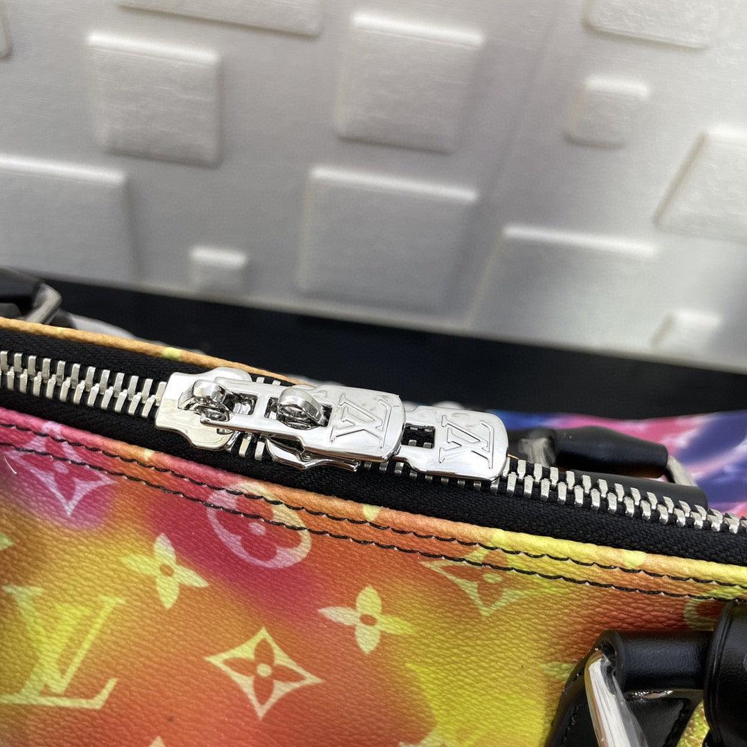 LV Keepall 50 BANDOULIÈRE MONOGRAM Virgil Abloh M45758 - tntwear1