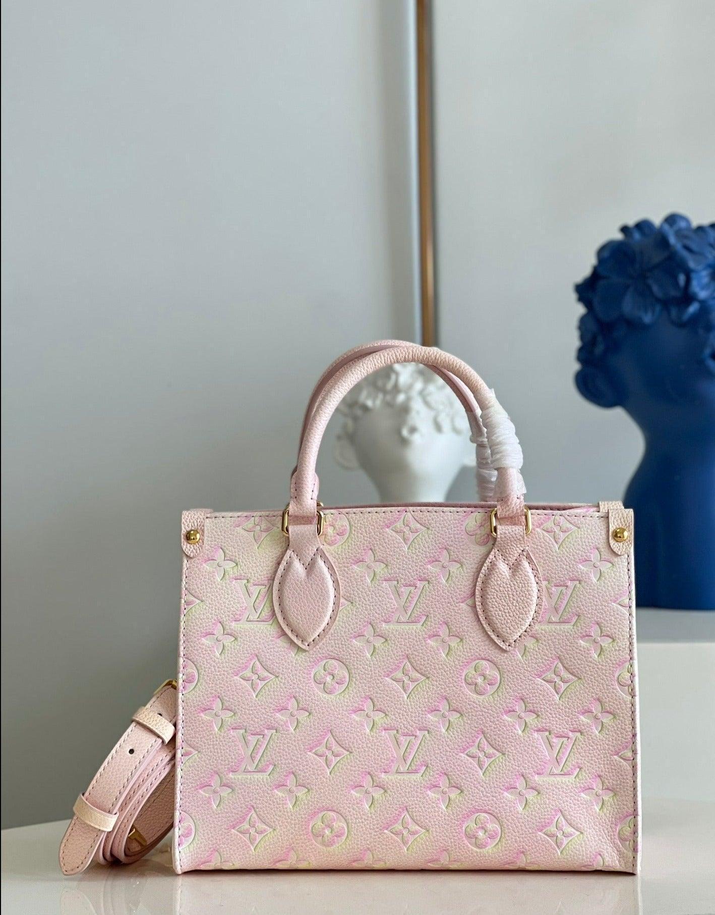 LV Onthego Tote 1968 Sac Plat Monogram Empreinte M46168 - tntwear1