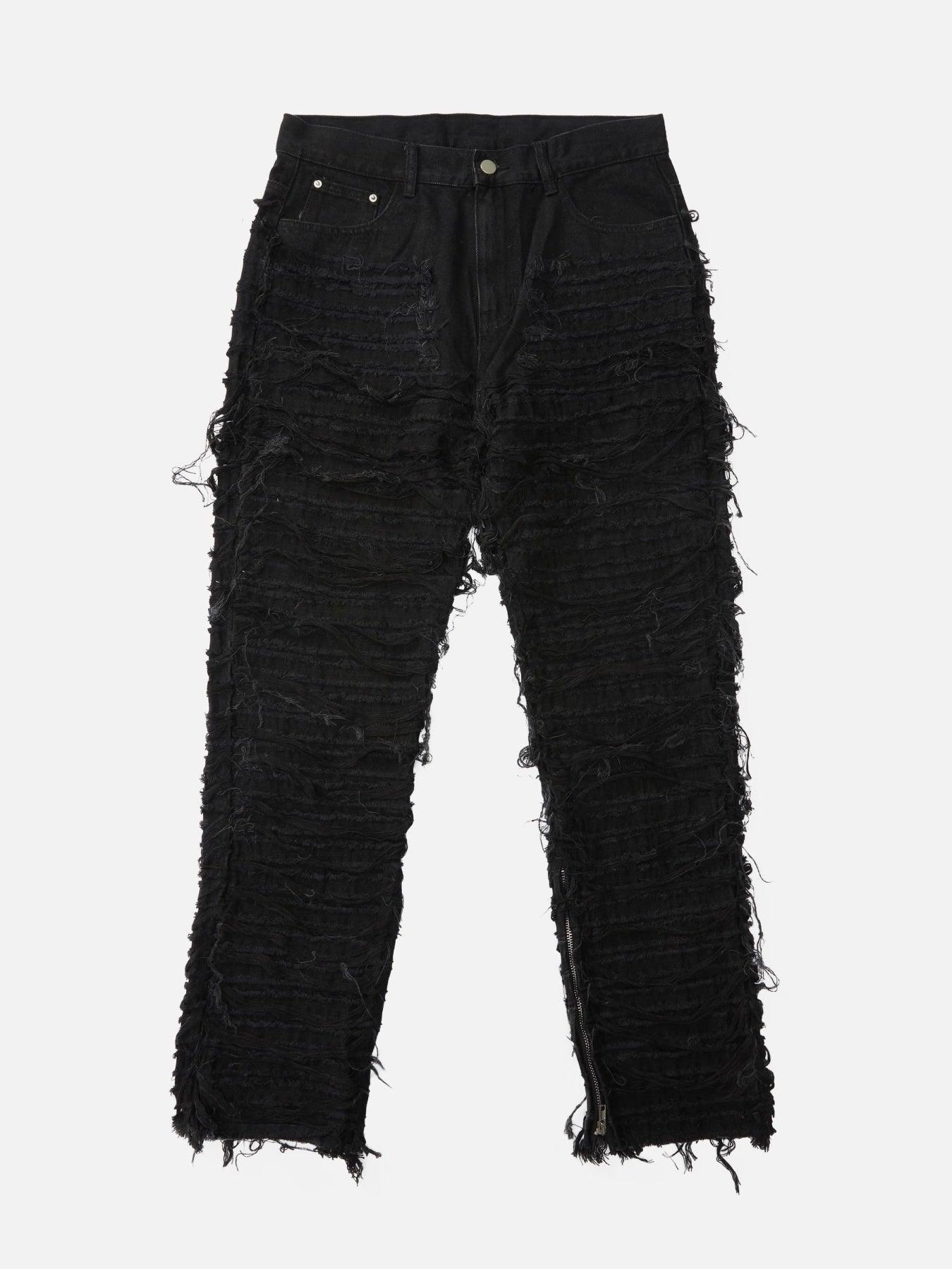 Sneakerland Ruined Effect Jeans - tntwear1