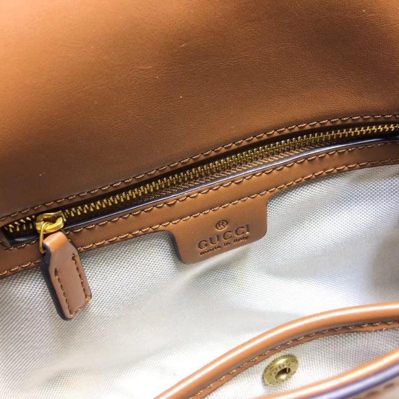 Tntwear - Lady Web Saddle Leather Bag Brown