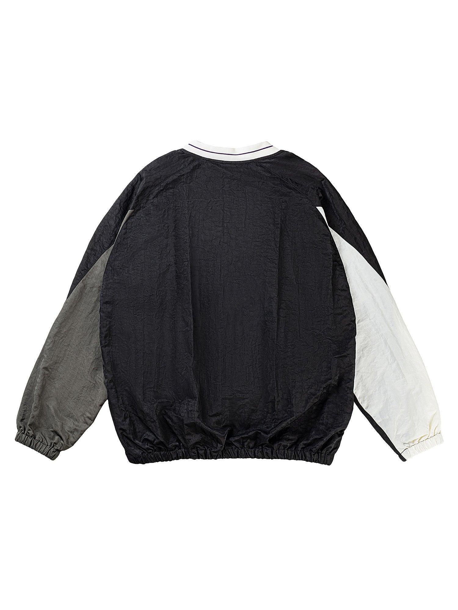 Tntwear Street Hip-hop Stitching Long-sleeved T-shirt