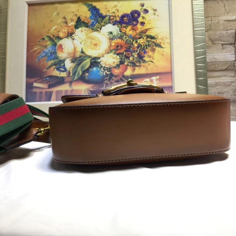 Tntwear - Lady Web Saddle Leather Bag Brown