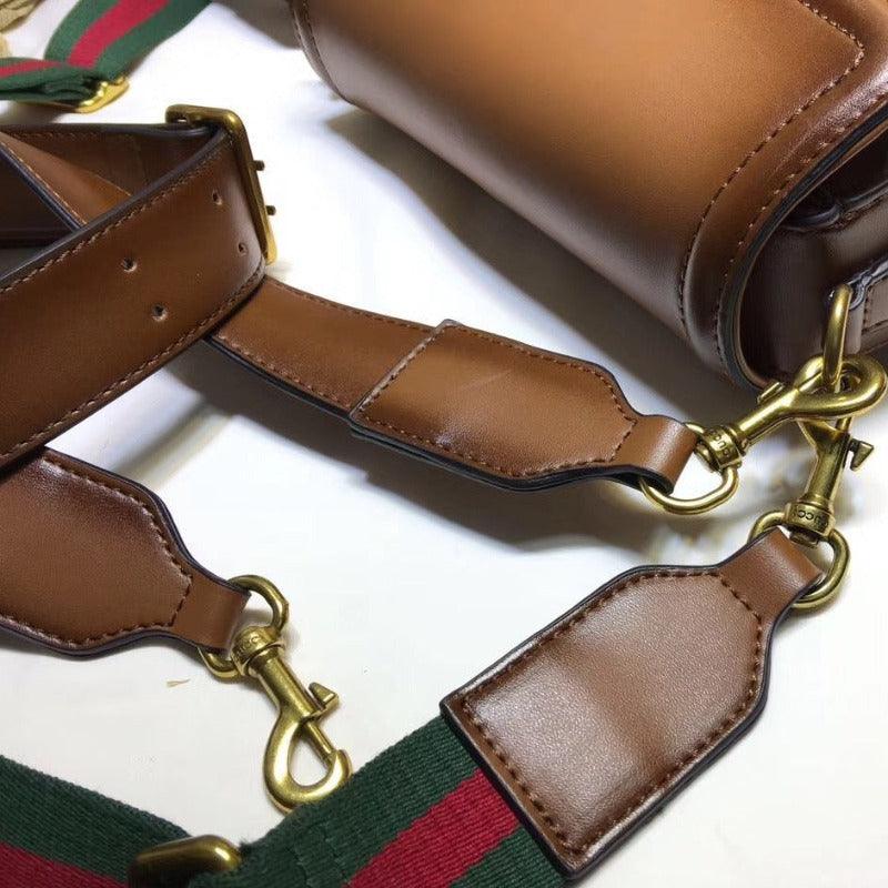 Tntwear - Lady Web Saddle Leather Bag Brown