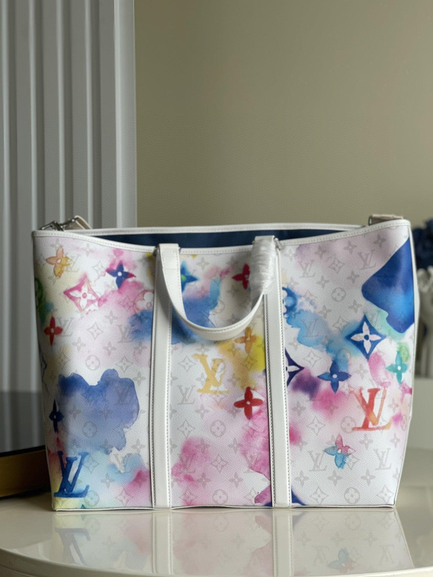 LV Virgil Abloh Monogram Watercolor M45755 - tntwear1