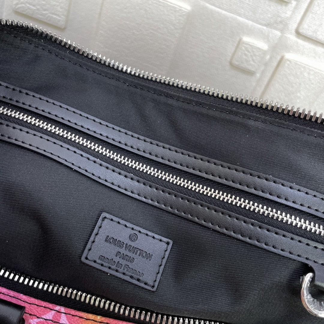 LV Keepall 50 BANDOULIÈRE MONOGRAM Virgil Abloh M45758 - tntwear1