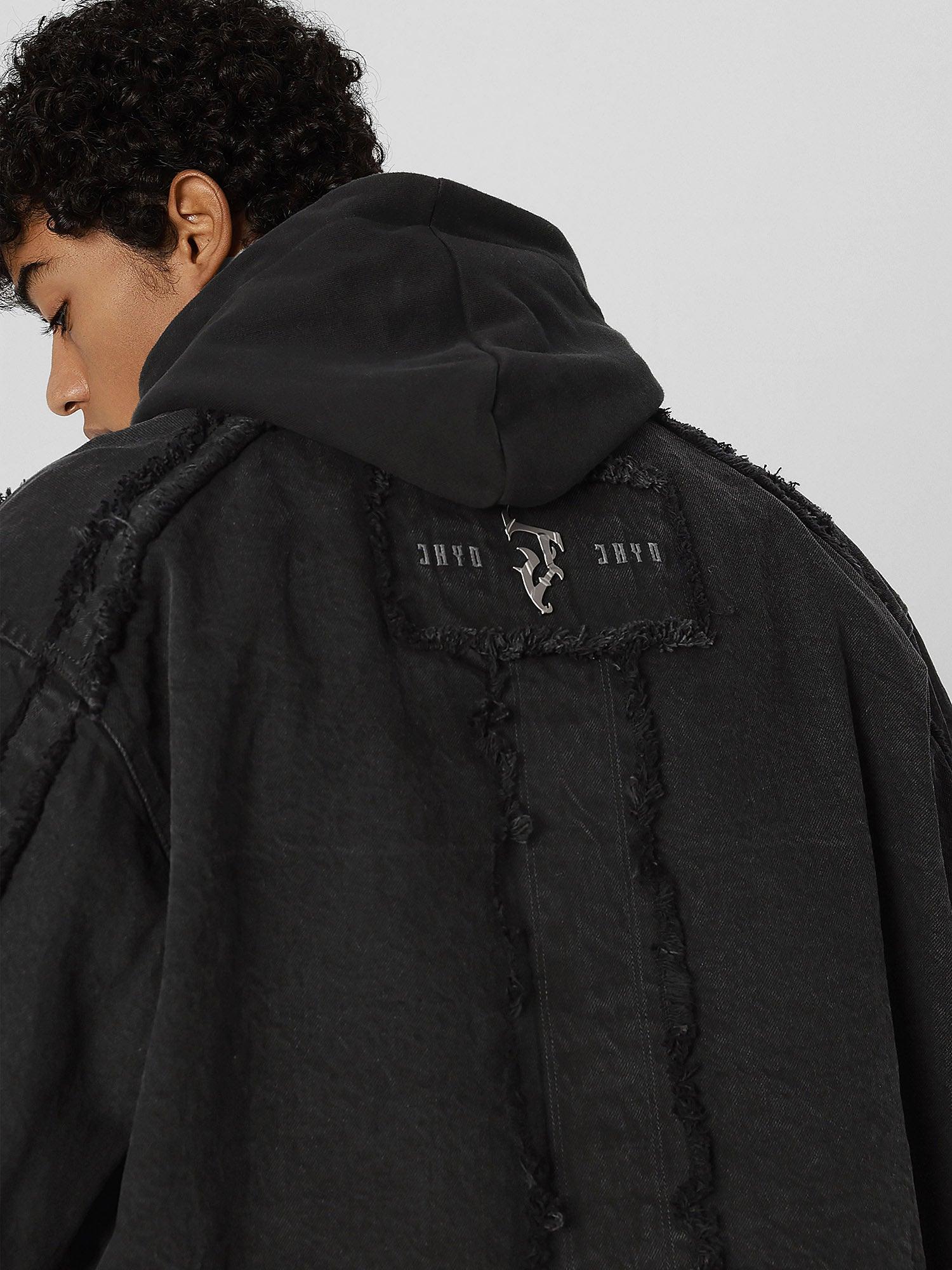Tntwear® - American Heavyweight Patchwork Brushed Denim Jacket - 1874 - tntwear1