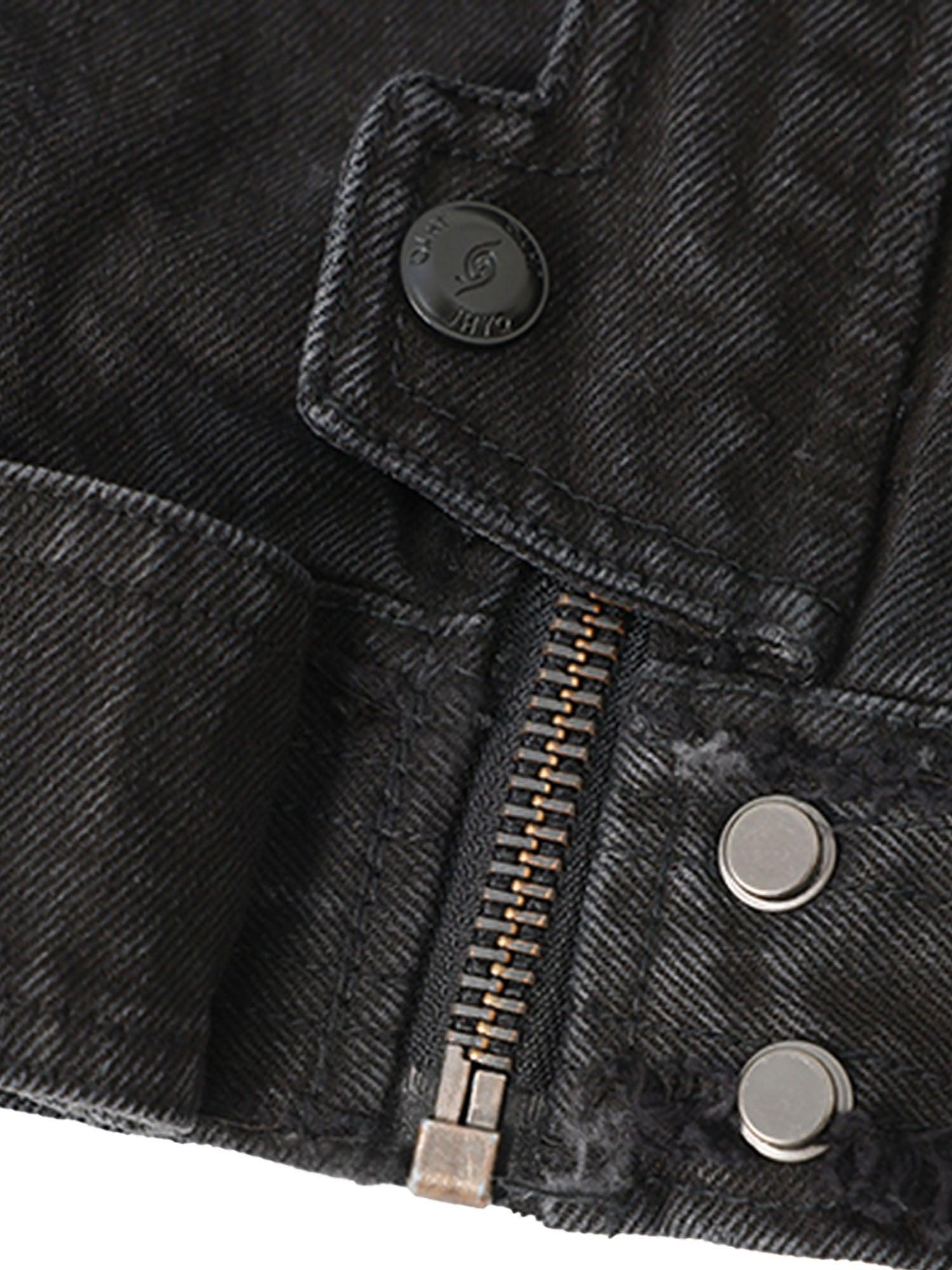 Tntwear® - American Heavyweight Patchwork Brushed Denim Jacket - 1874 - tntwear1