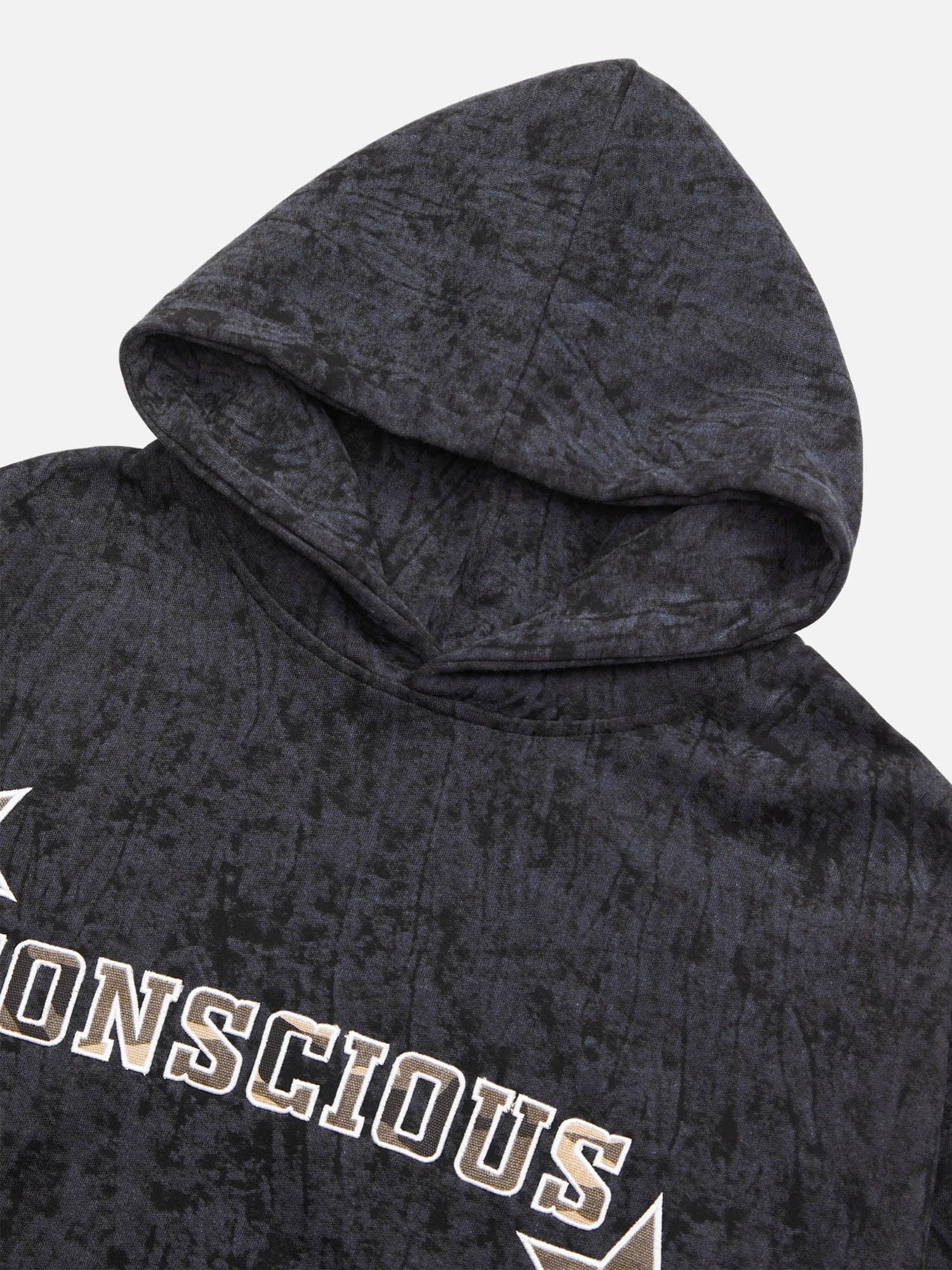 Tntwear® - American Retro Patch Star Hooded Sweatshirt - 1969 - tntwear1