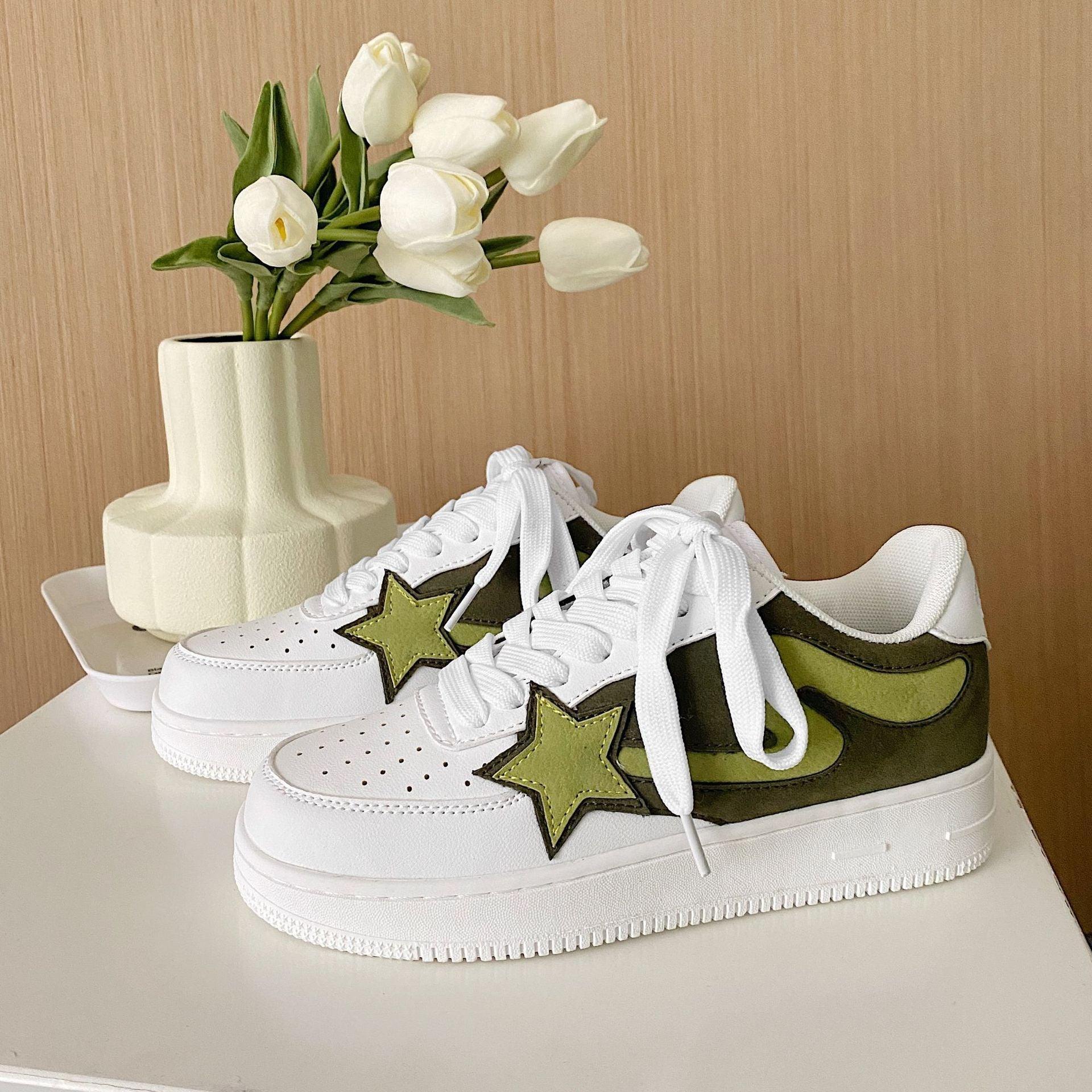 Tntwear® - American Star Element Thick Bottom Couple Sneakers - 1863 - tntwear1