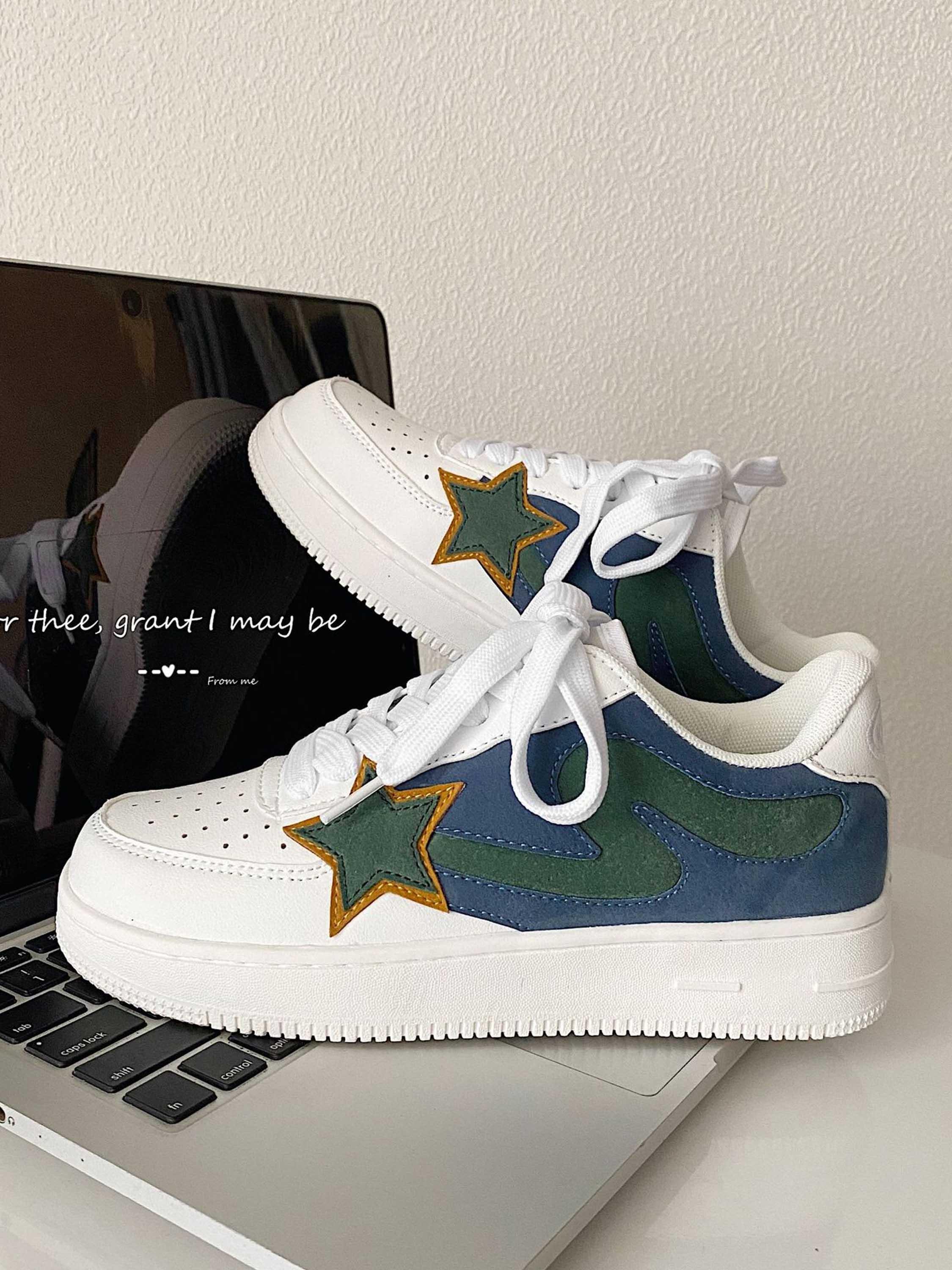 Tntwear® - American Star Element Thick Bottom Couple Sneakers - 1863 - tntwear1