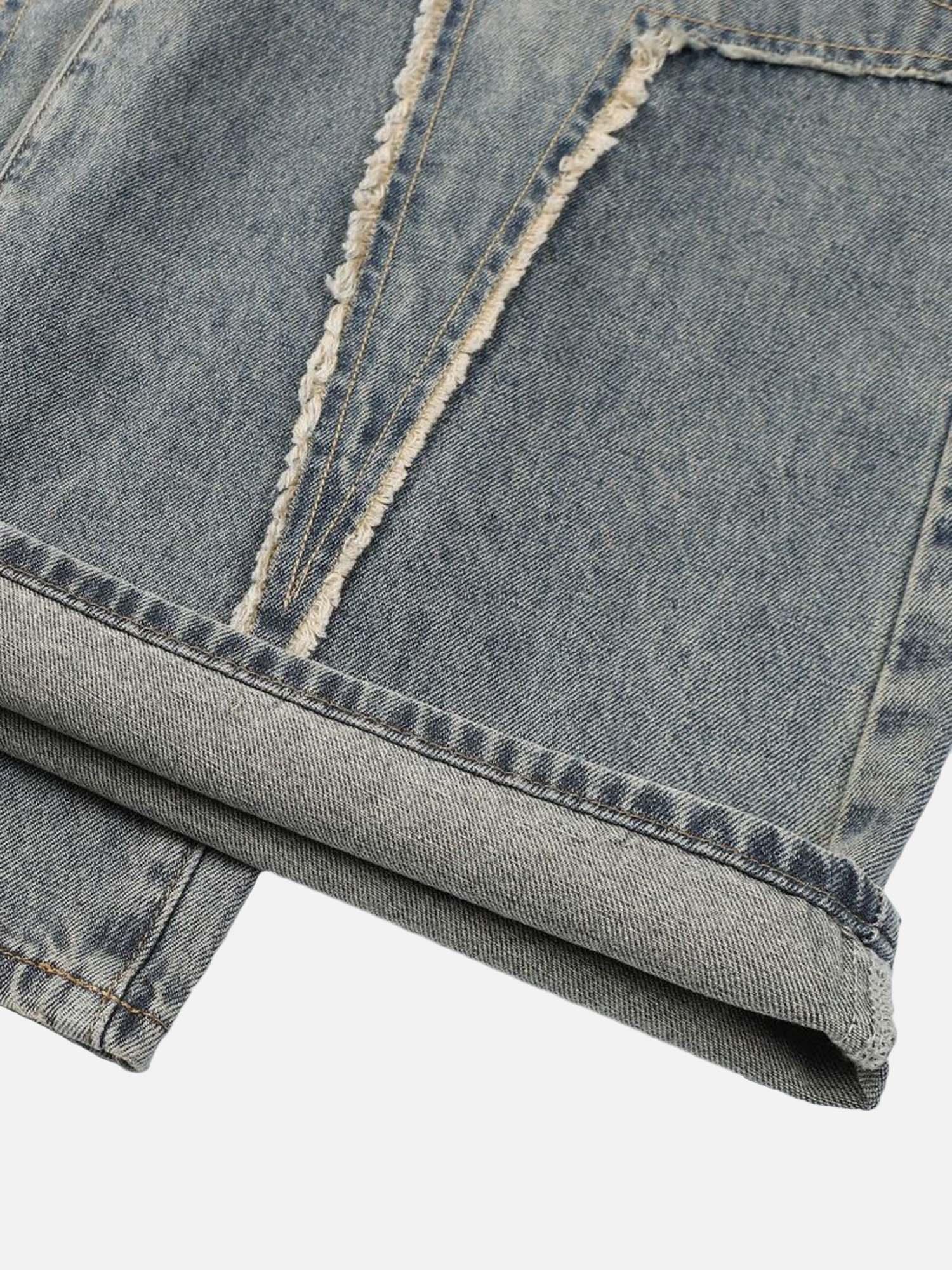 Tntwear® - American Street Fashion Washed Jeans - tntwear1
