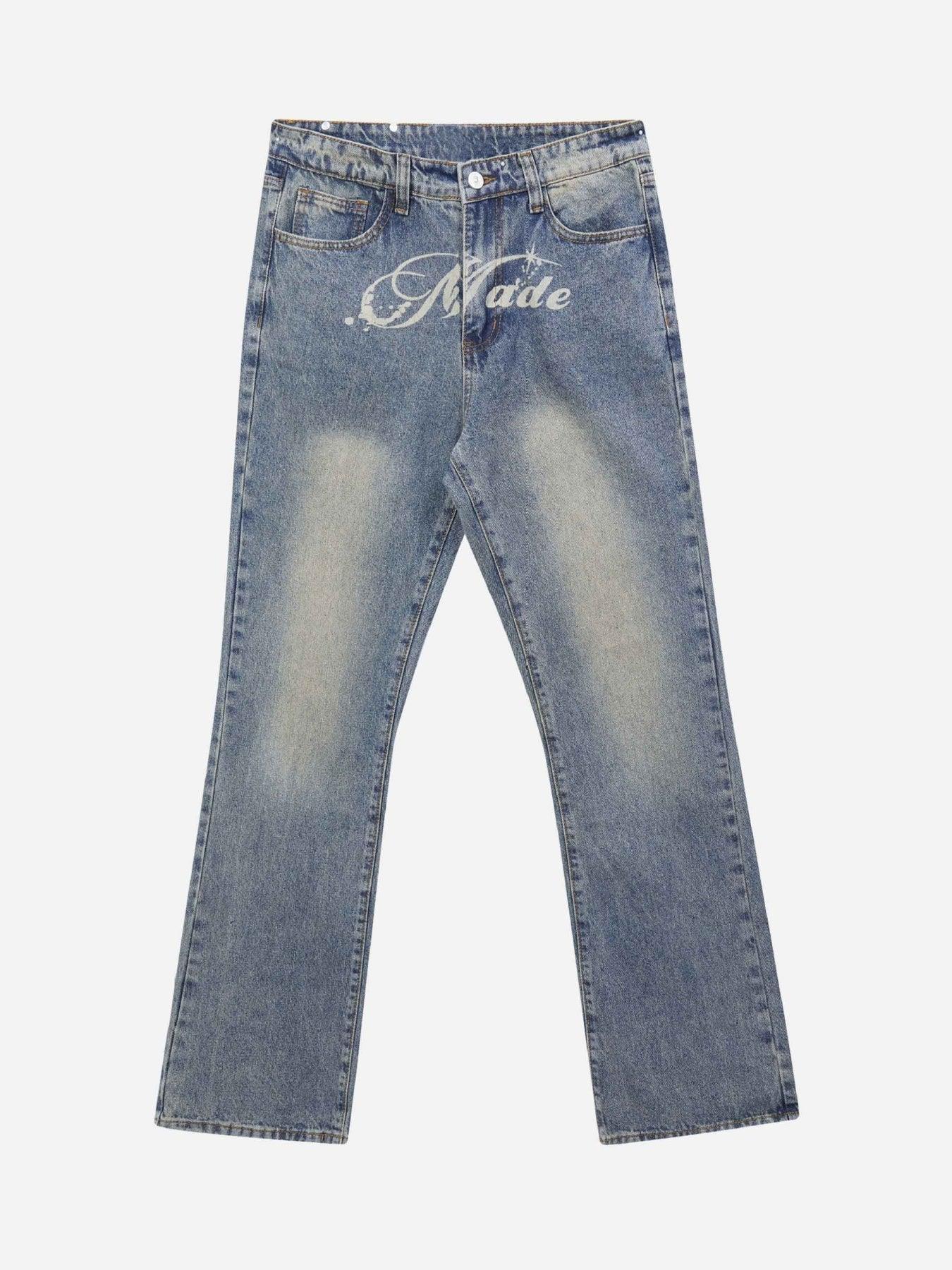 Tntwear® - American Street Style Straight Leg Jeans - tntwear1