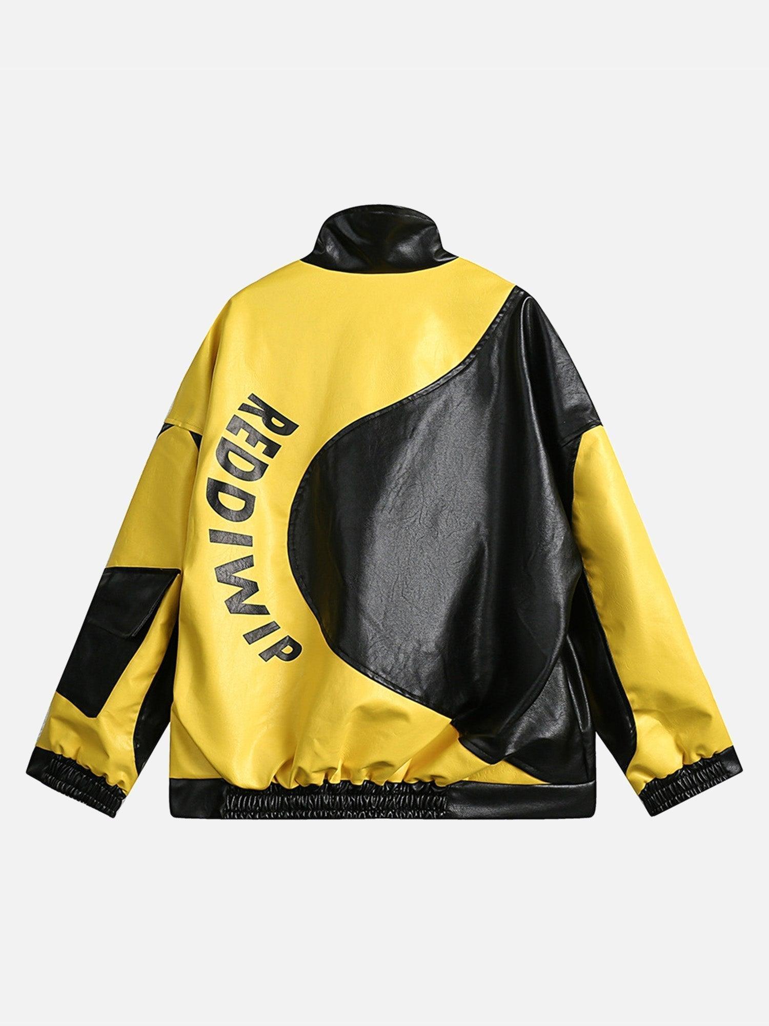Tntwear® - American Style Patchwork Letter Jacket - 1957 - tntwear1