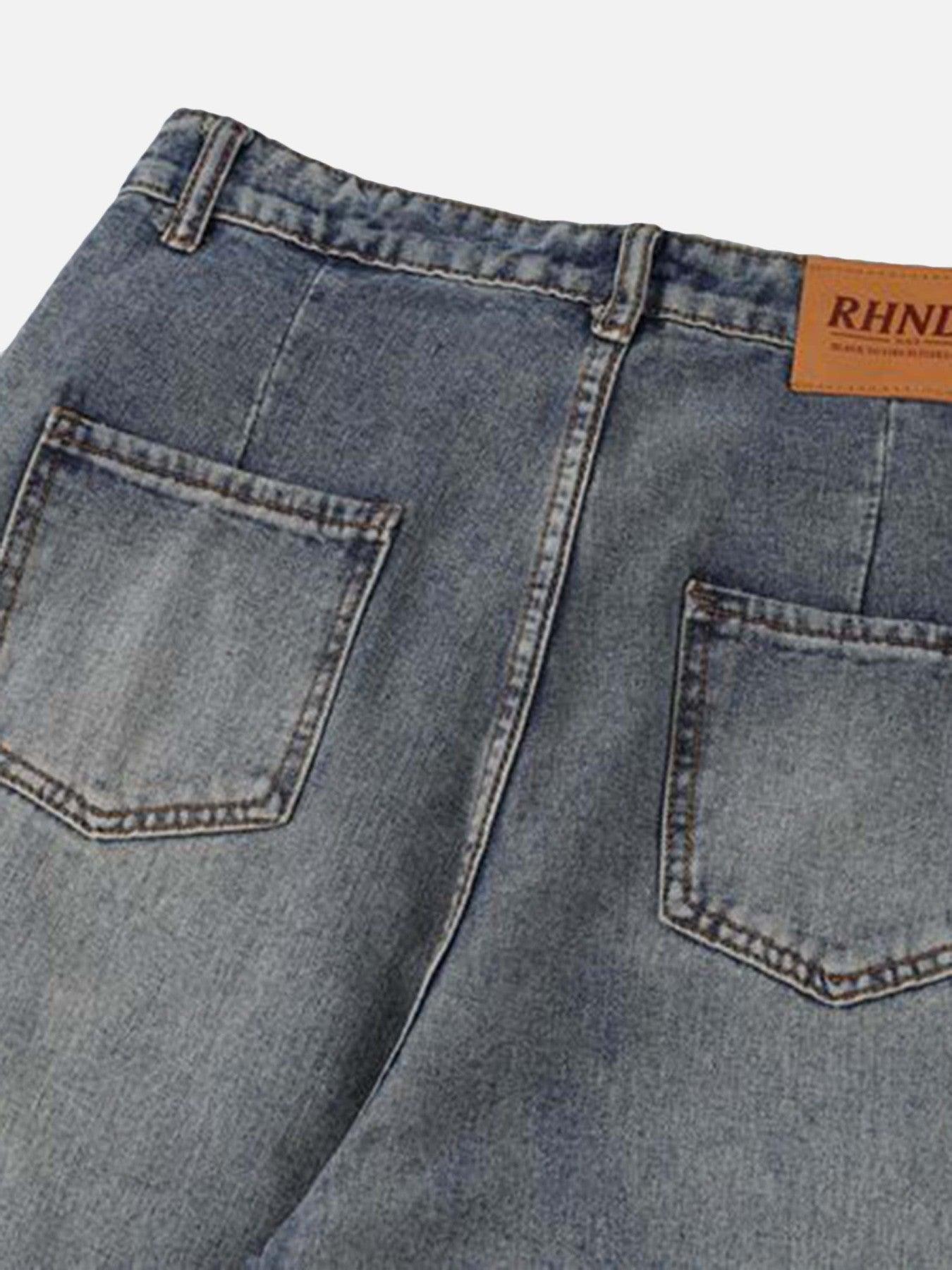 Tntwear® - Appliqued Butterfly Embroidered Jeans - tntwear1