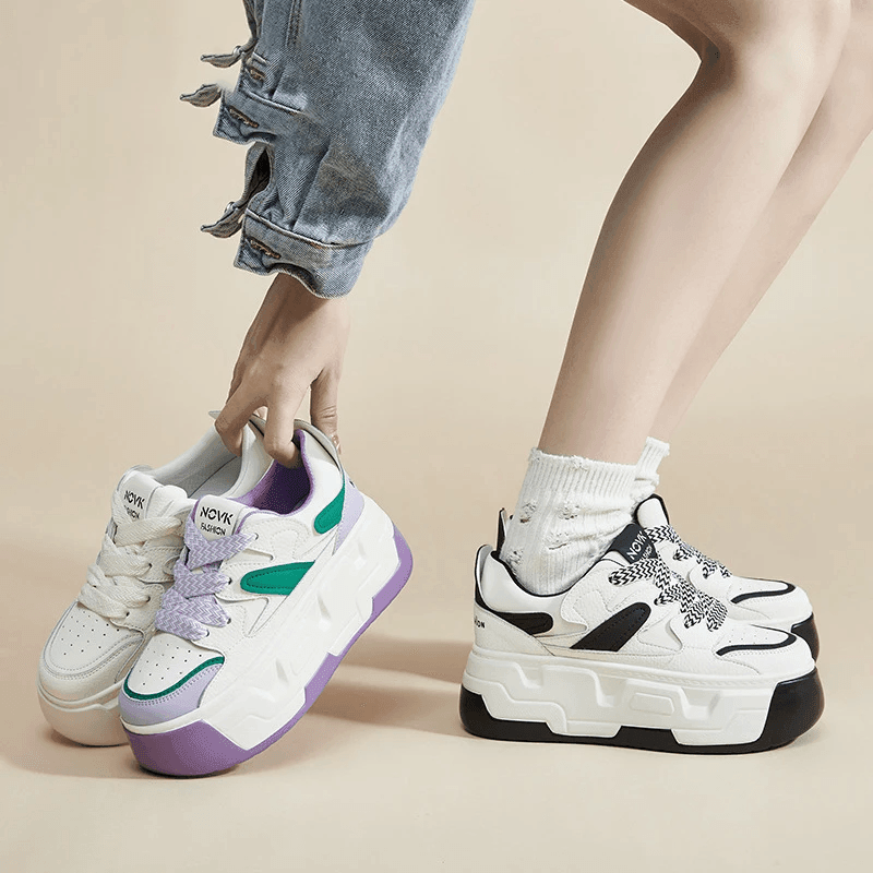 Tntwear® - Autumn Spring Platform Wedge Chunky Shoes - tntwear1
