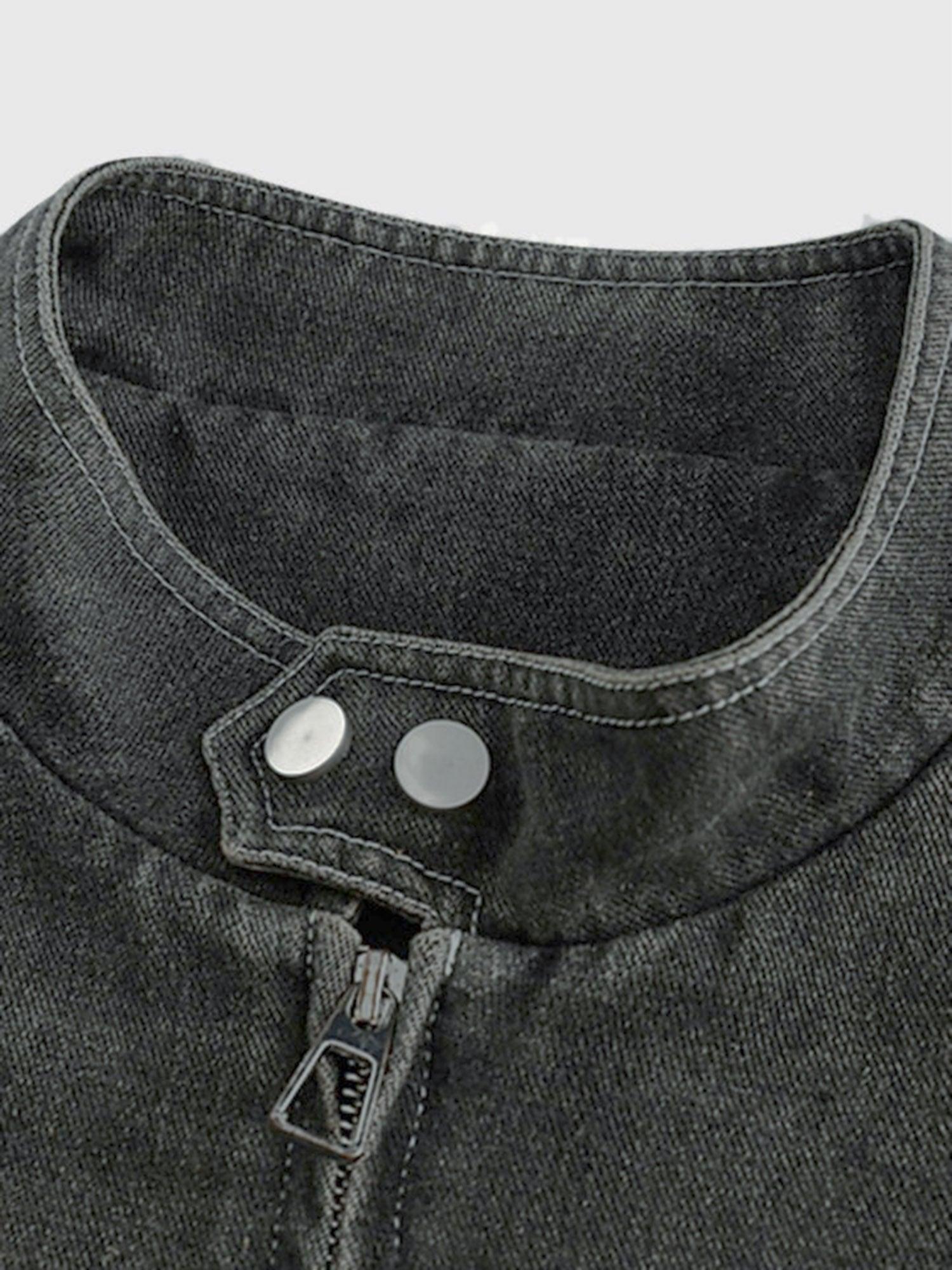 Tntwear® - Biker Style Denim Jacket - 1935 - tntwear1
