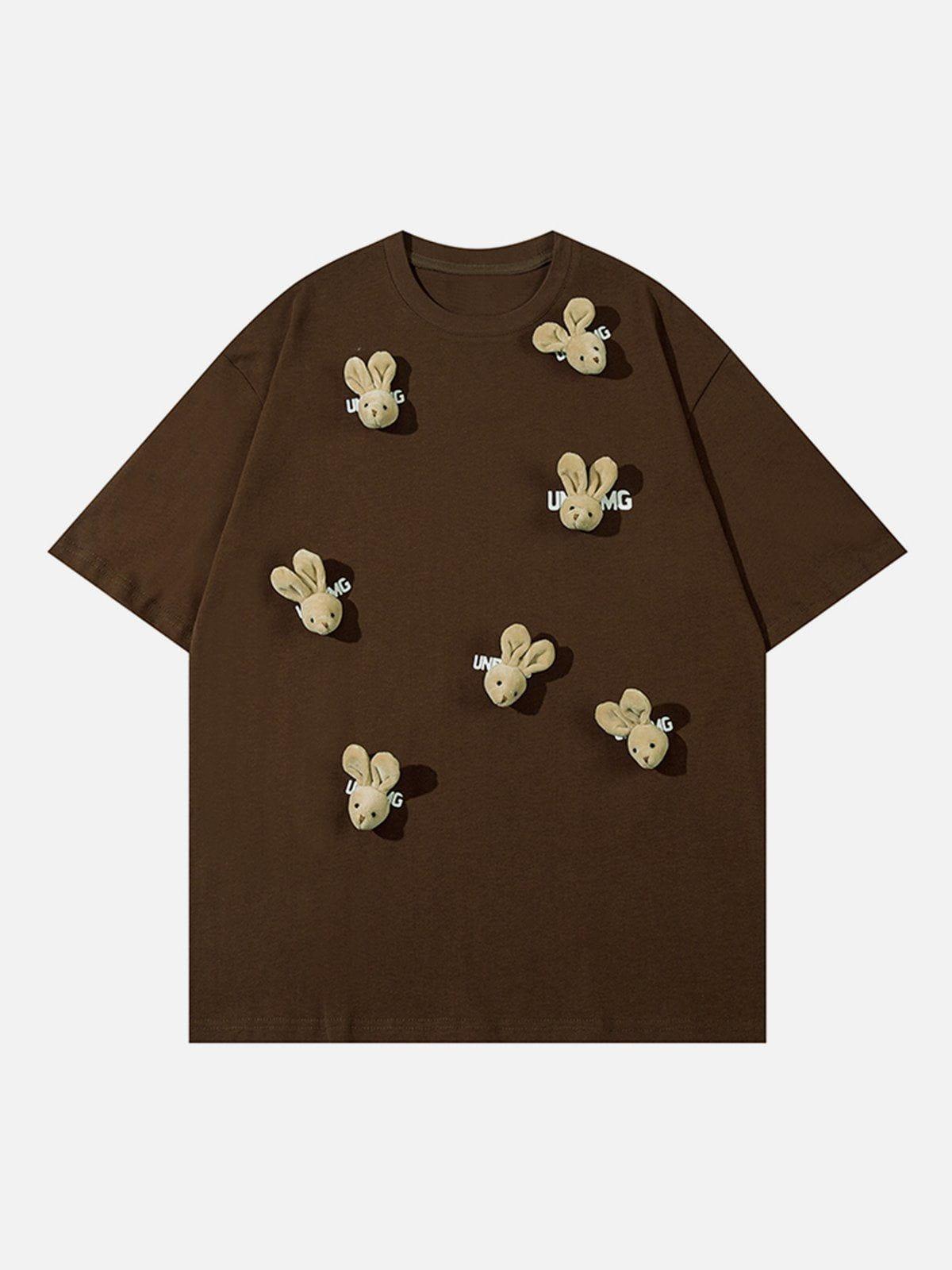 Tntwear® - Bunny Doll Print Tee - tntwear1