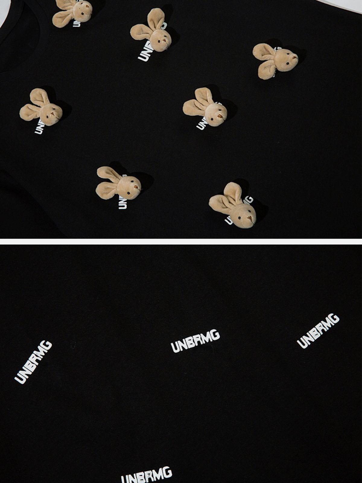 Tntwear® - Bunny Doll Print Tee - tntwear1