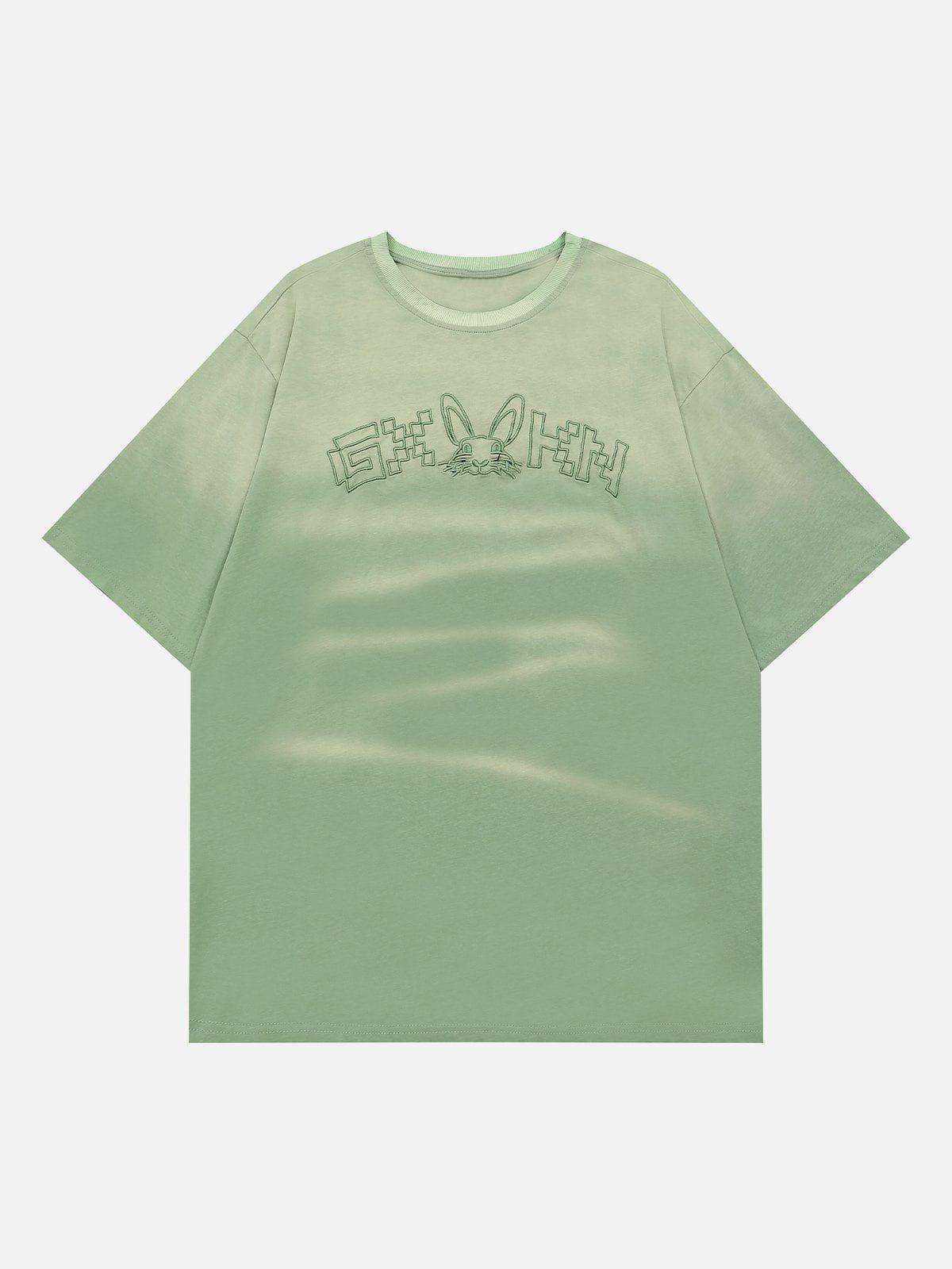 Tntwear® - Embroidered Gradient Tee - tntwear1