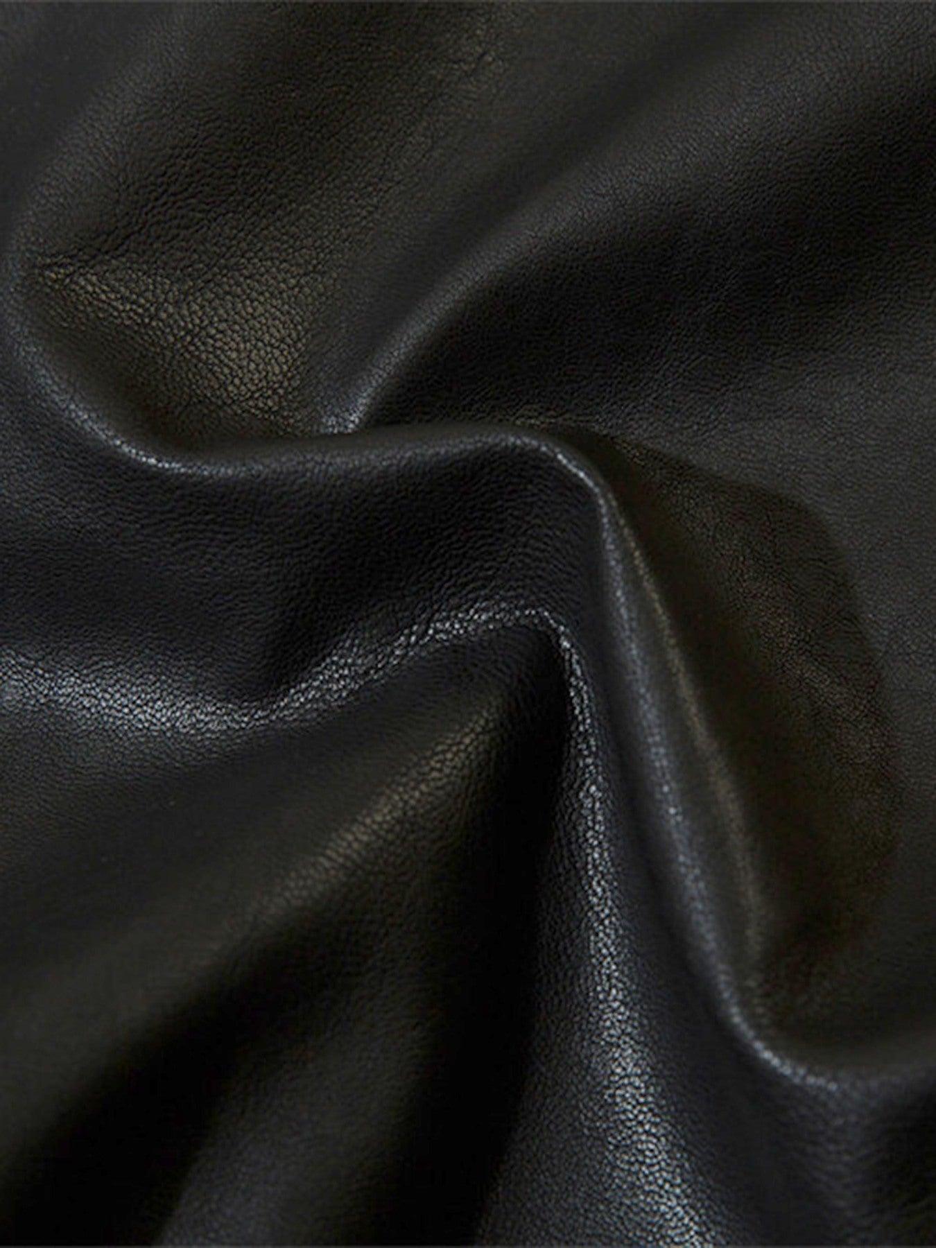 Tntwear® - Embroidered Monogrammed Leather Jacket - tntwear1