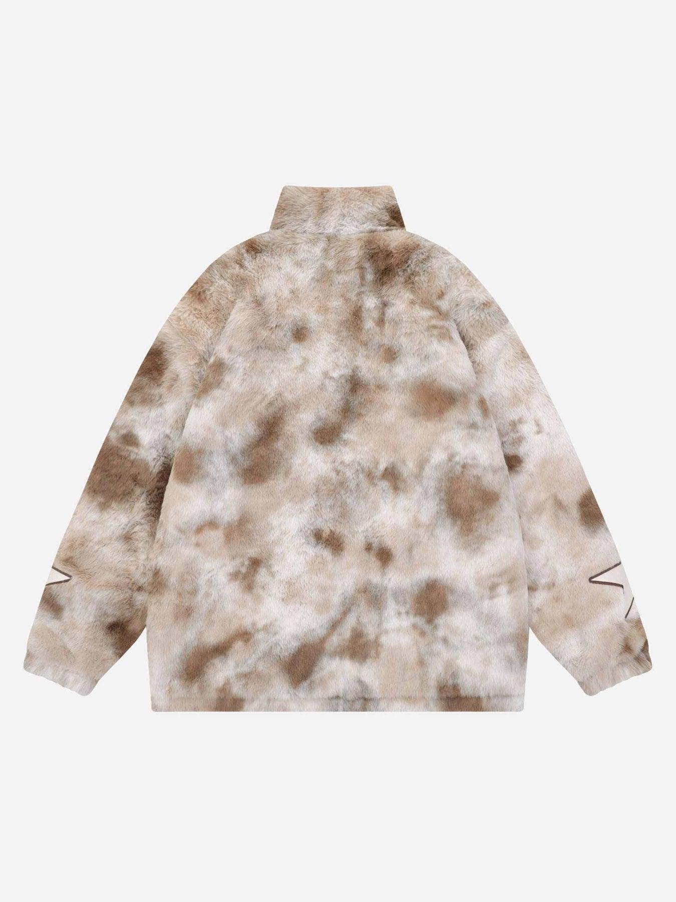 Tntwear® - Embroidered Star Lambswool Jacket - 1798 - tntwear1