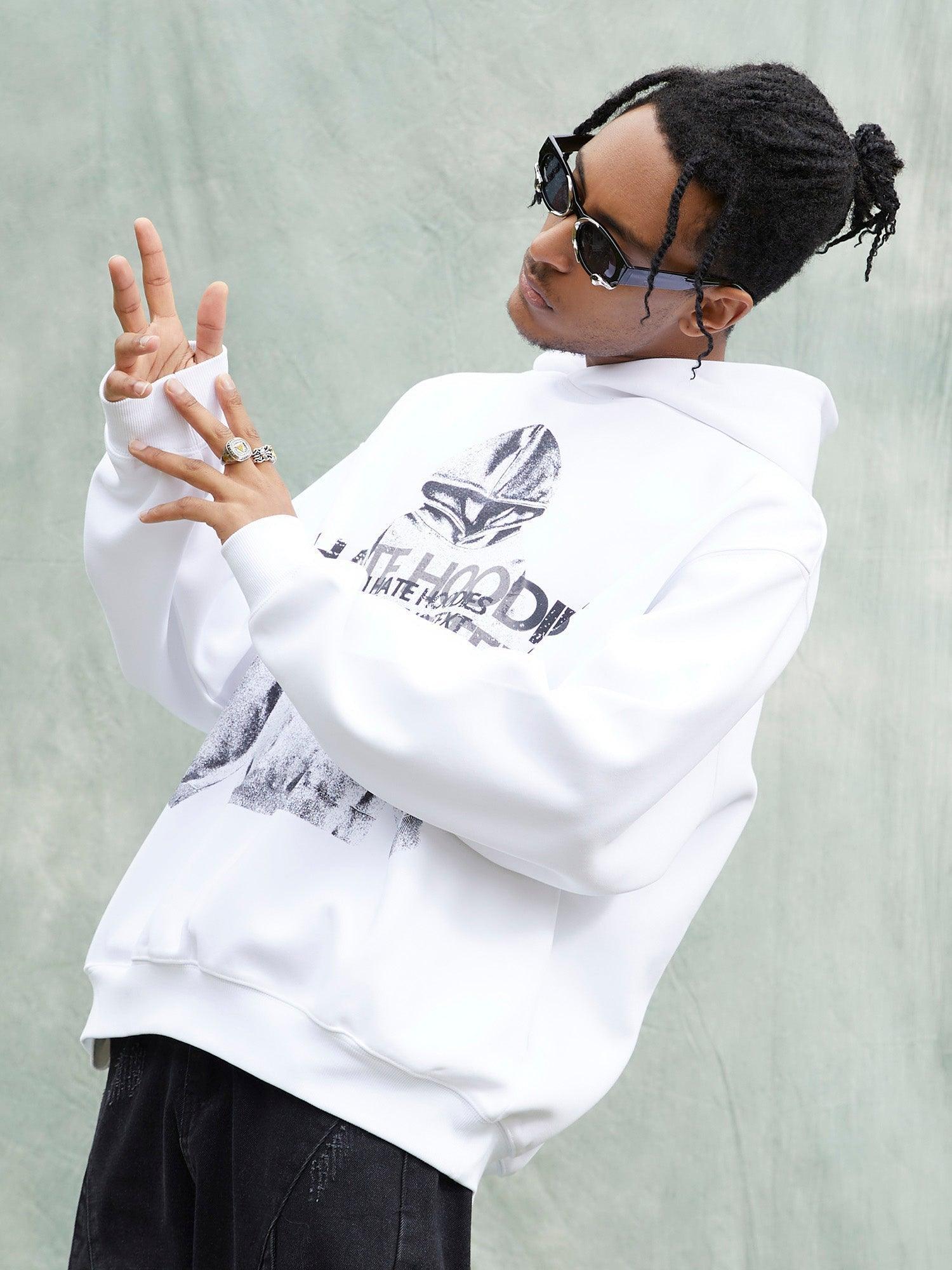 Tntwear® - Fun Lettering Double Print Hoodie - 1964 - tntwear1