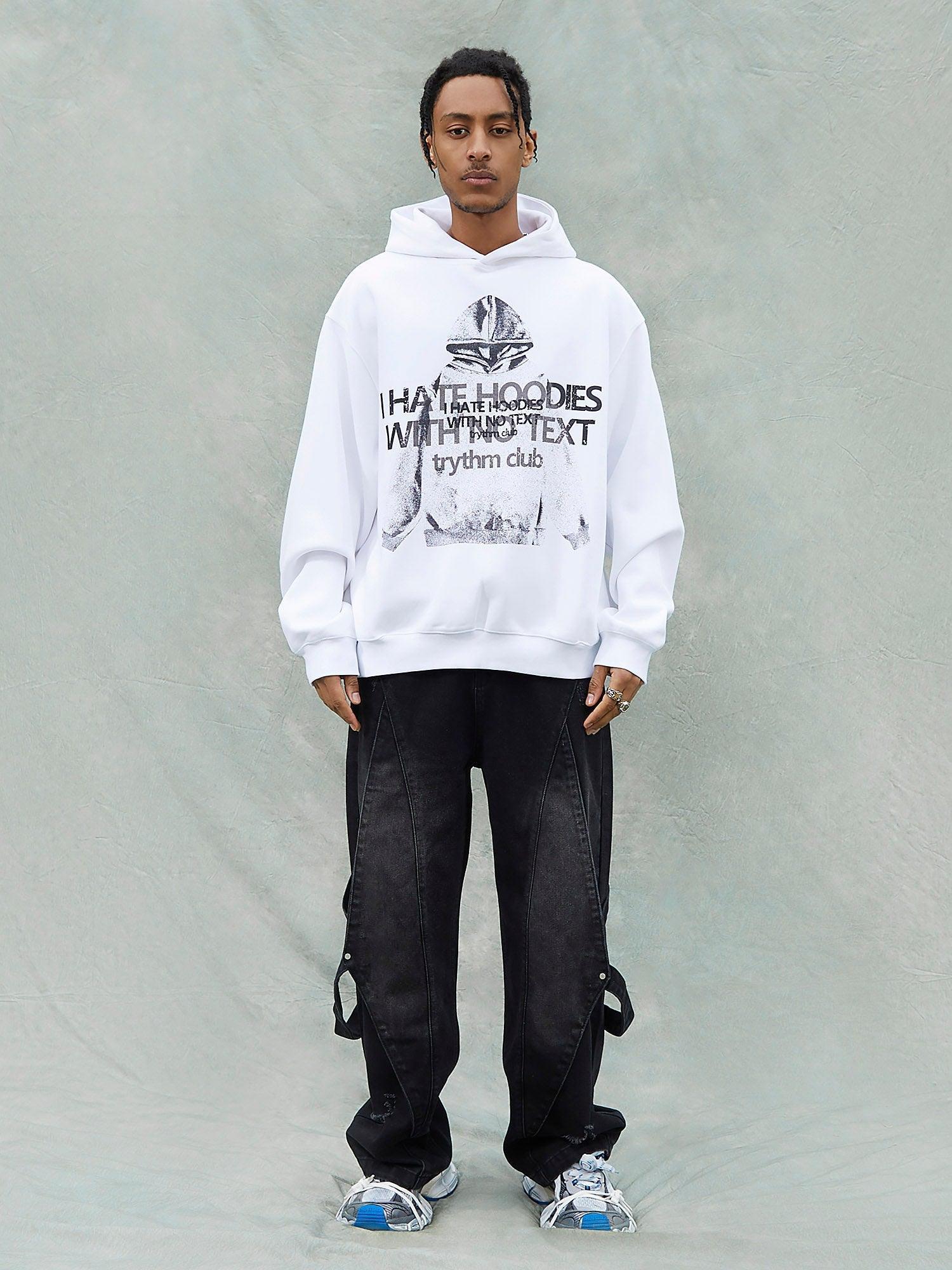Tntwear® - Fun Lettering Double Print Hoodie - 1964 - tntwear1