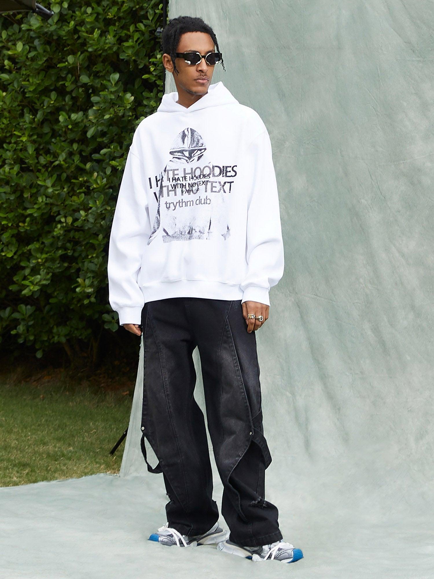 Tntwear® - Fun Lettering Double Print Hoodie - 1964 - tntwear1
