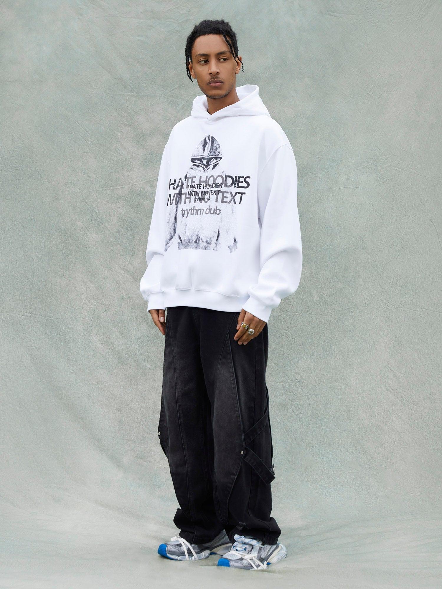 Tntwear® - Fun Lettering Double Print Hoodie - 1964 - tntwear1