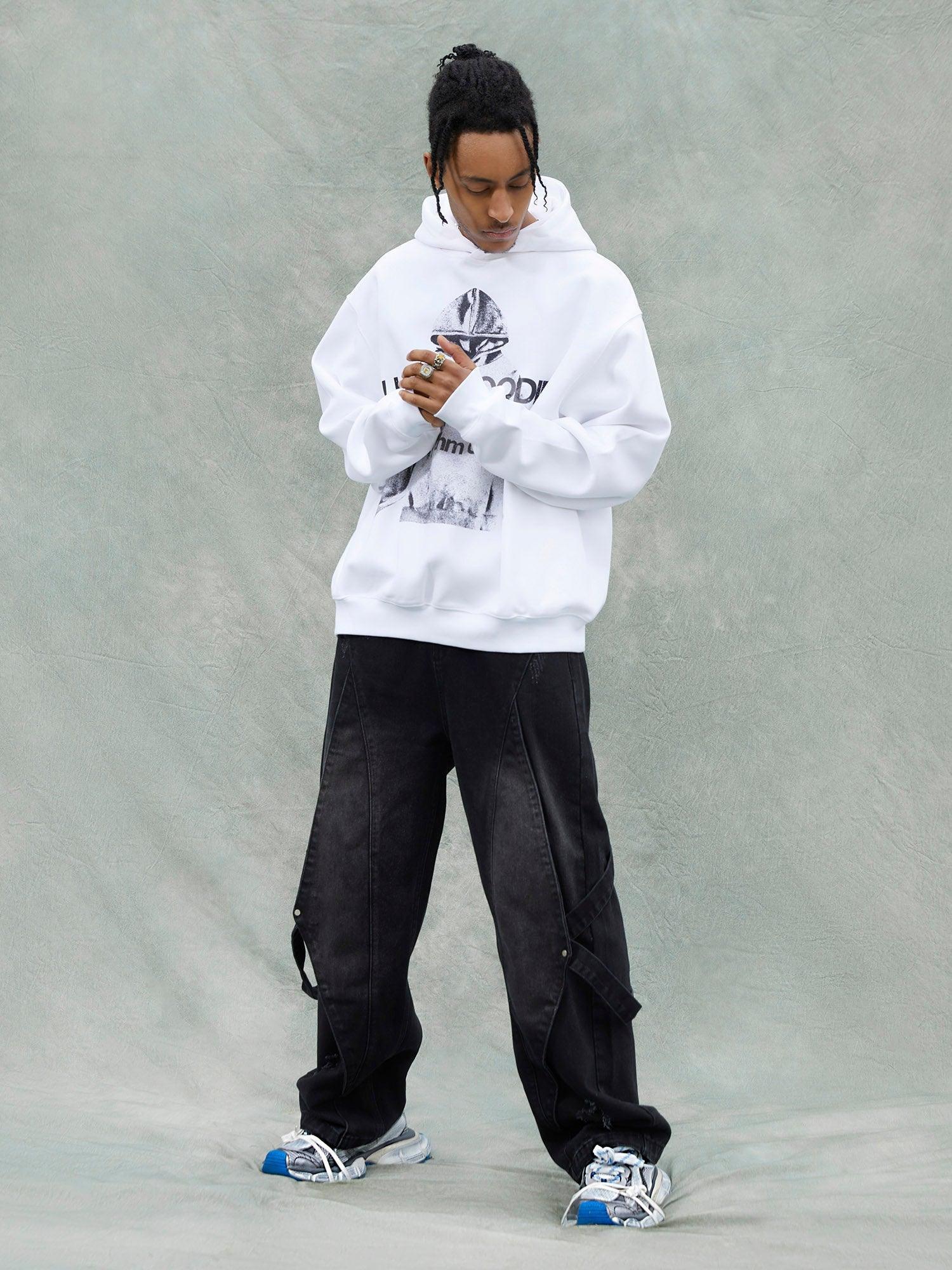 Tntwear® - Fun Lettering Double Print Hoodie - 1964 - tntwear1