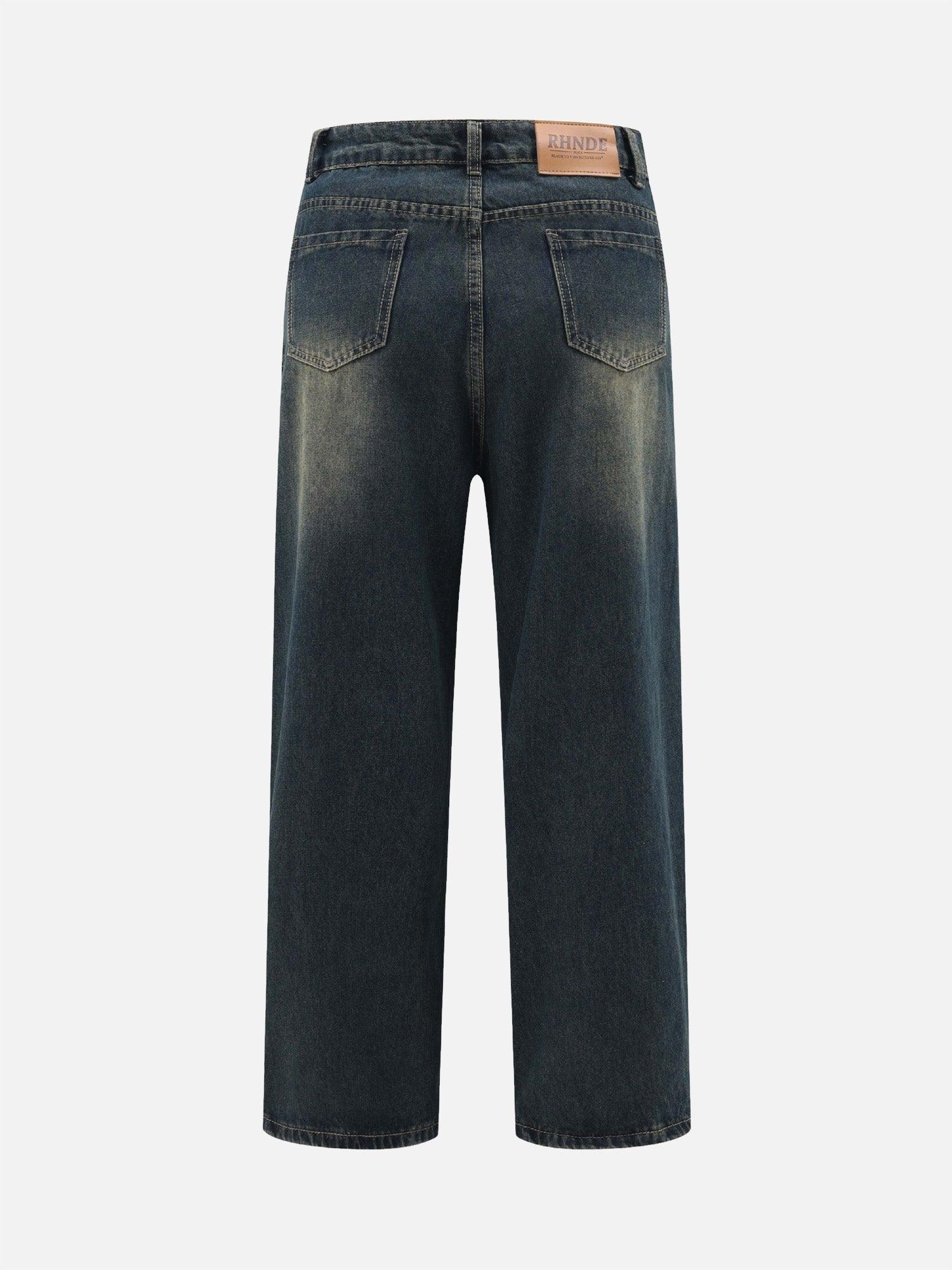 Tntwear® - High Street American Tie Dye Star Bead Jeans - tntwear1