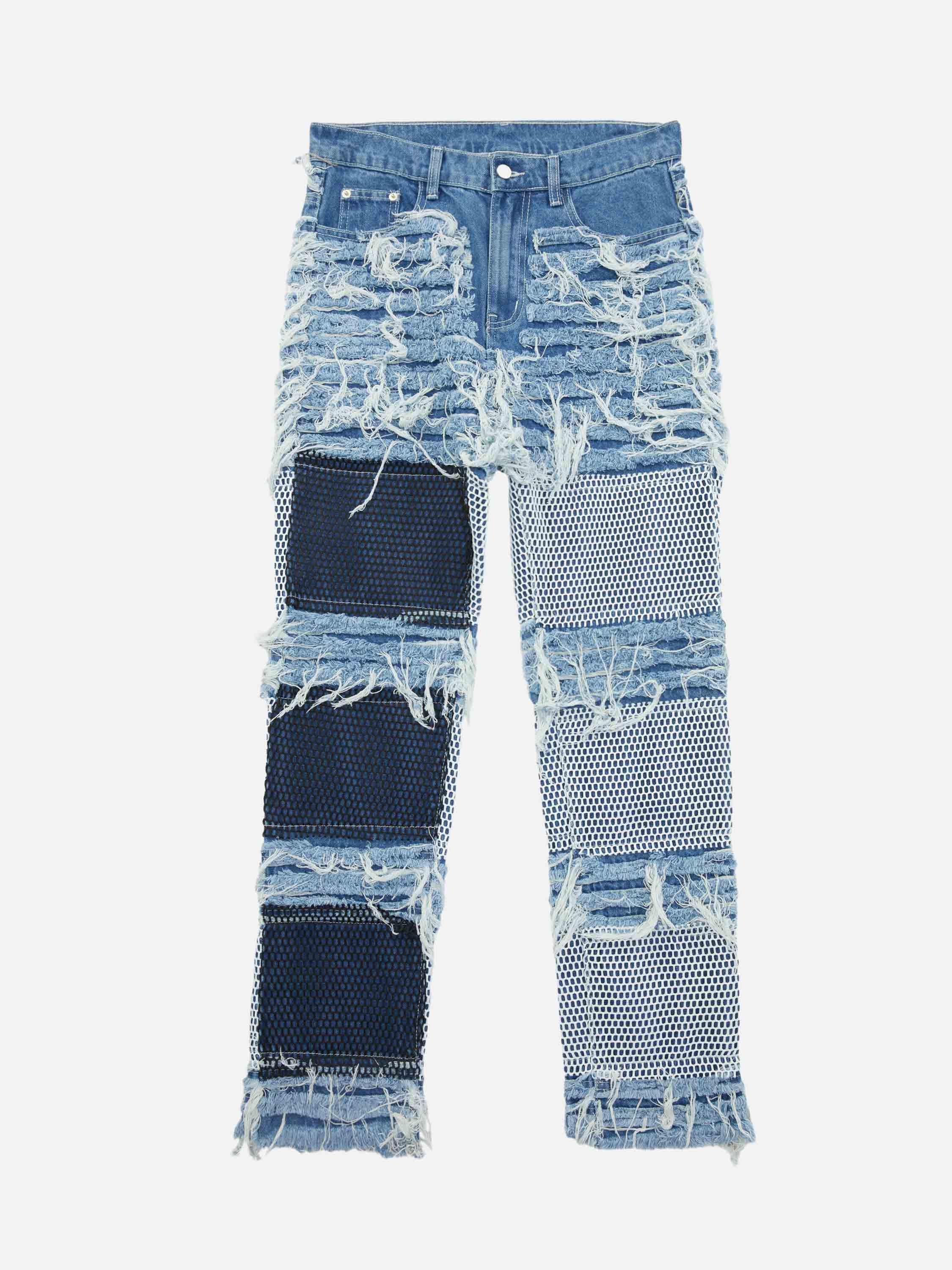 Tntwear® - High Street Cat Whisker Jeans - 1818 - tntwear1