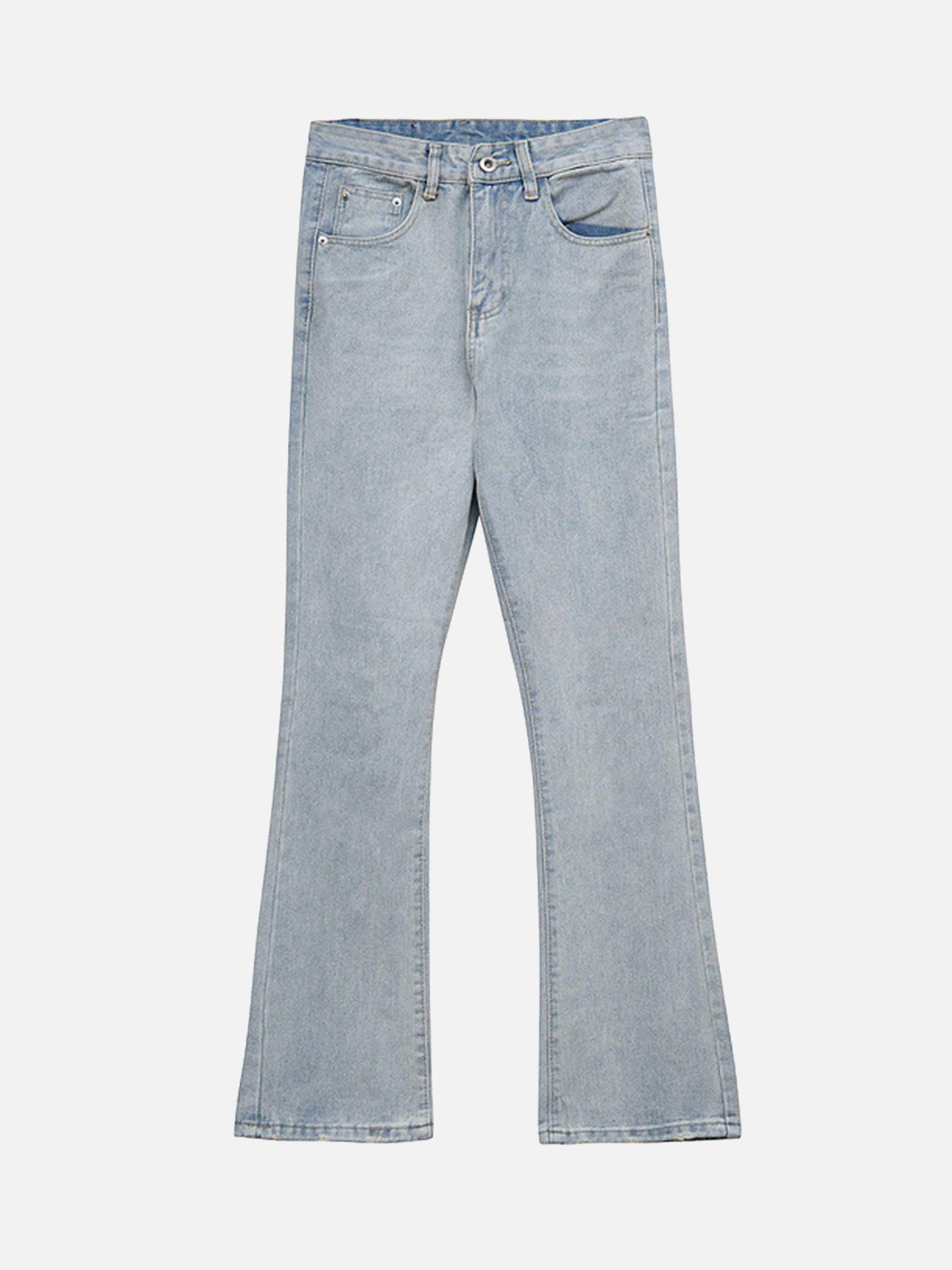Tntwear® - High Street Embroidery Retro Jeans - 1574 - tntwear1