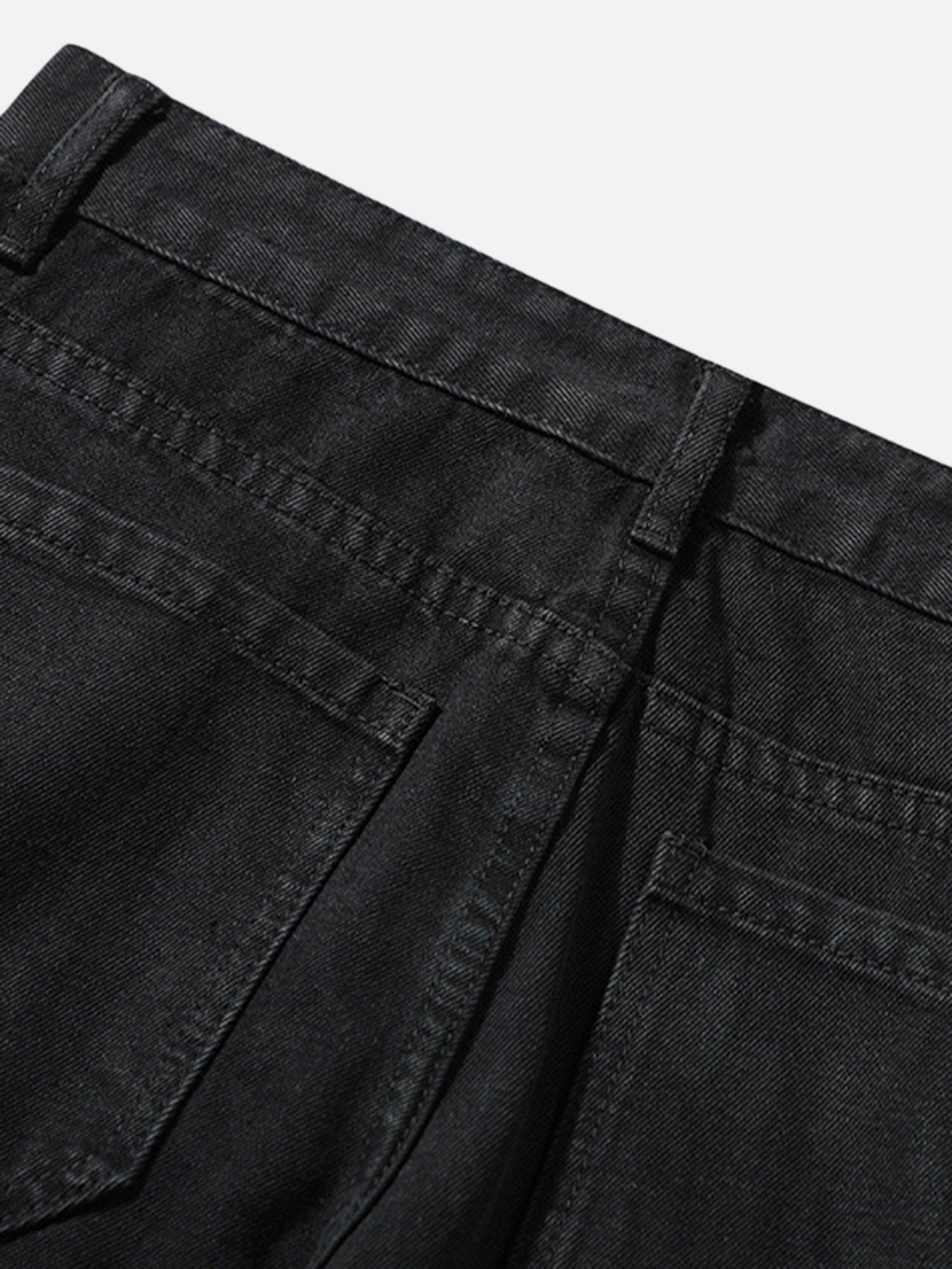 Tntwear® - High Street Strappy Straight Leg Casual Work Jeans - tntwear1