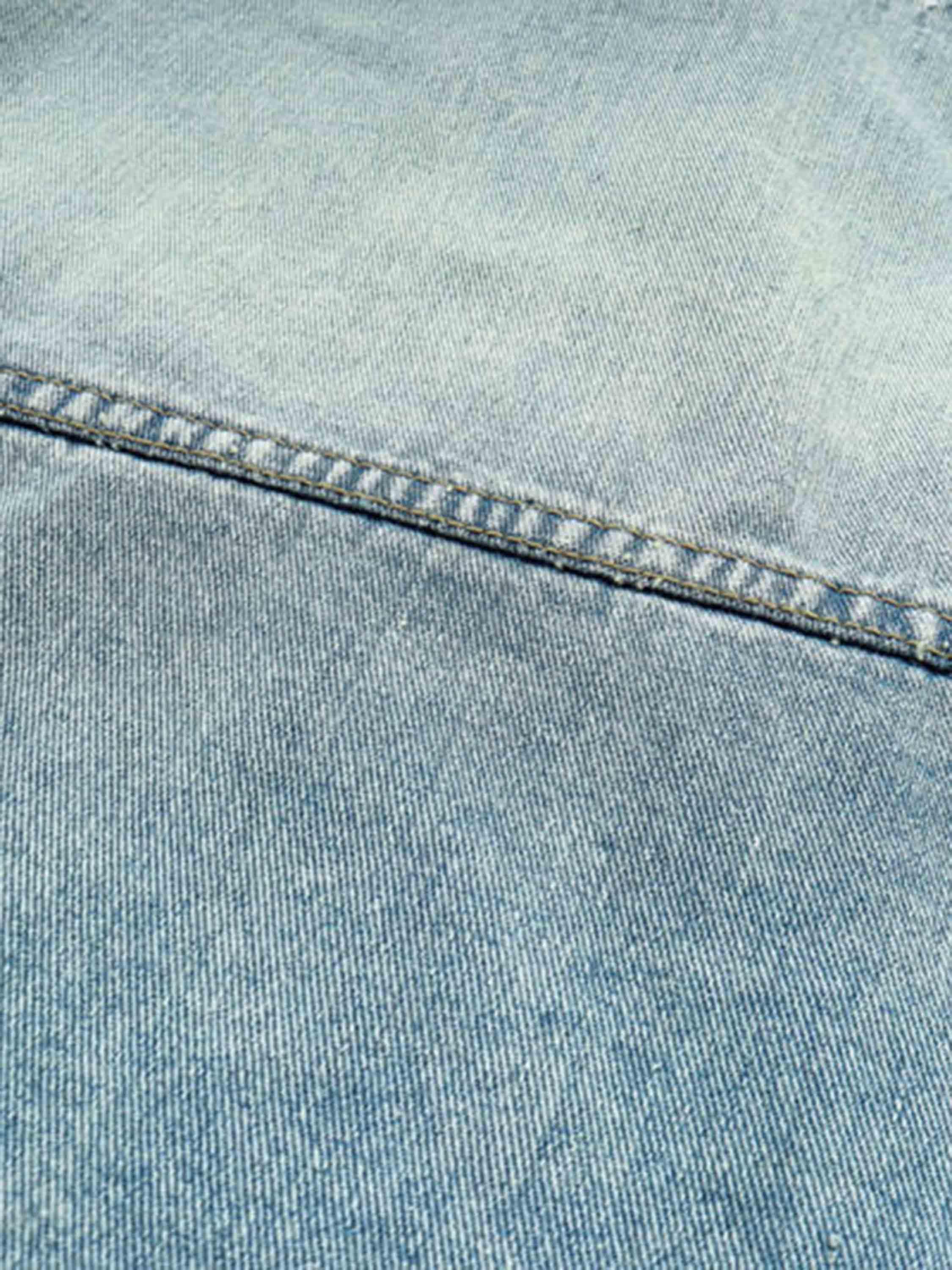 Tntwear® - High Street Washed And Worn Denim Hoodie - 1464 - tntwear1