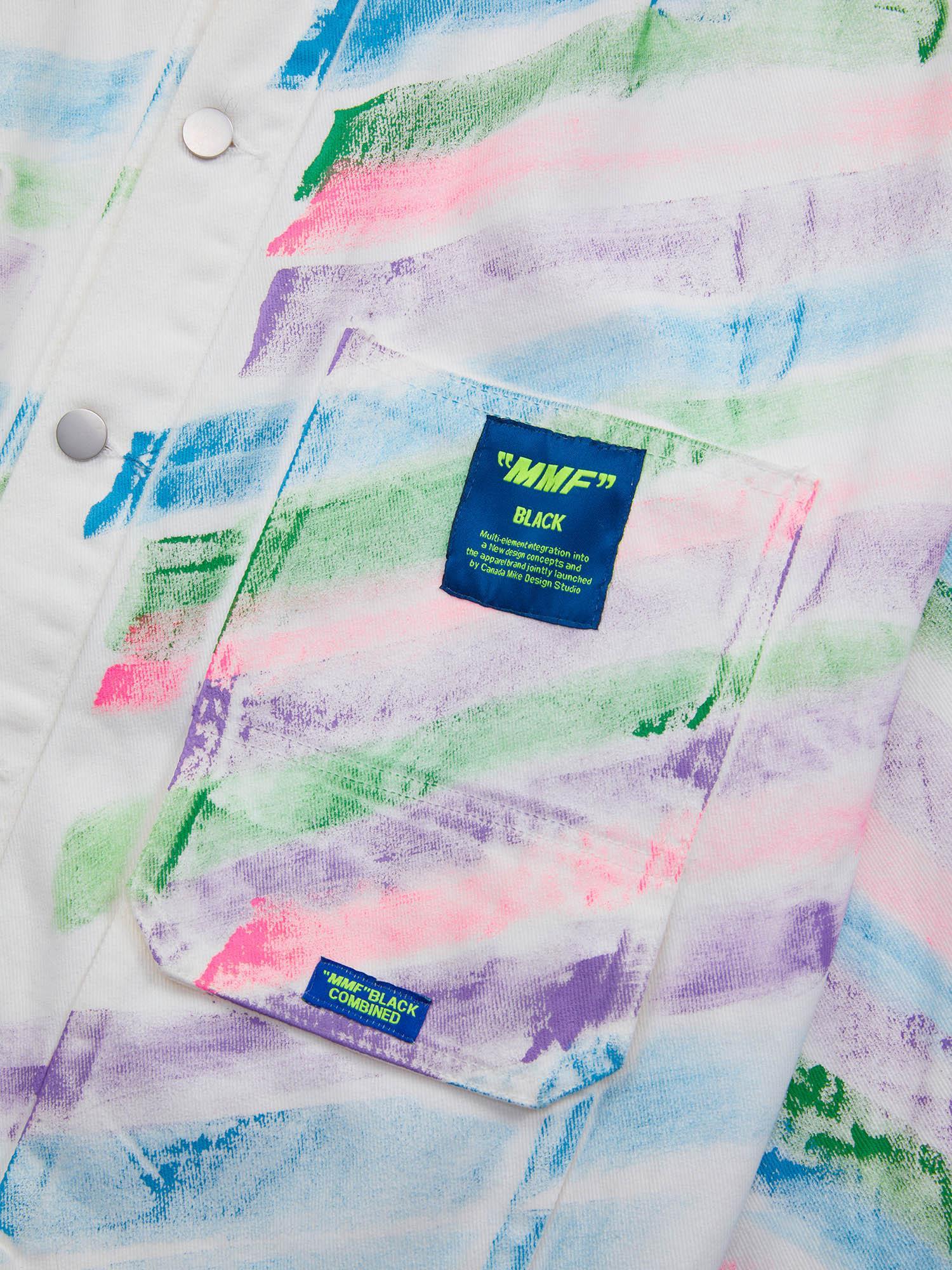 Tntwear® - Hip-hop Hand-painted Graffiti Denim Jacket - tntwear1
