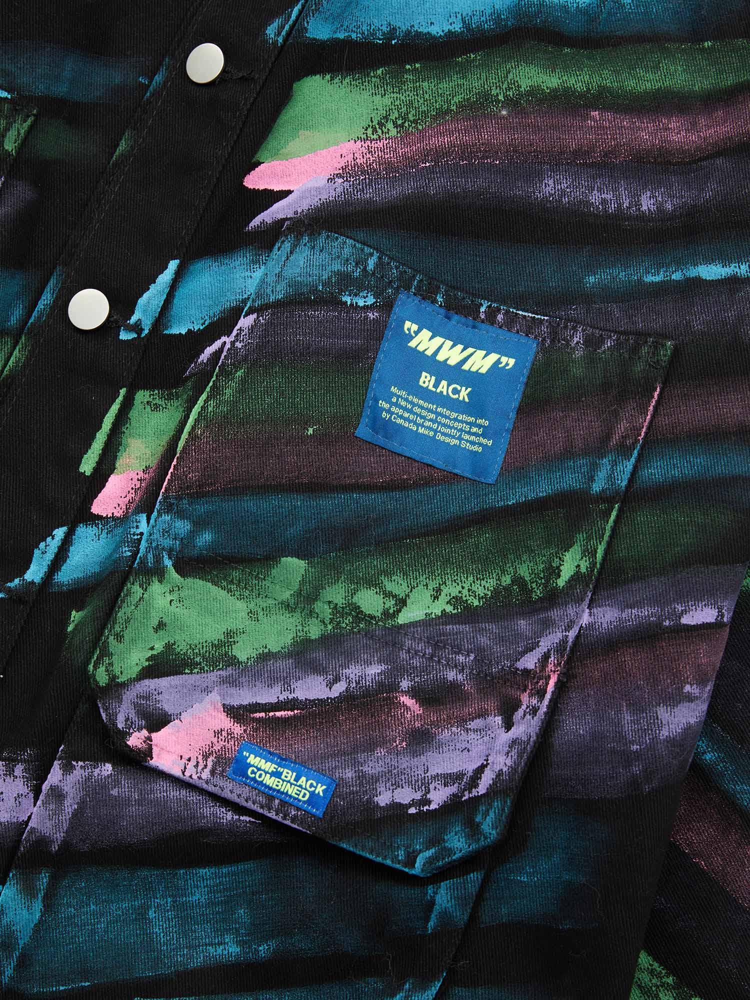 Tntwear® - Hip-hop Hand-painted Graffiti Denim Jacket - tntwear1