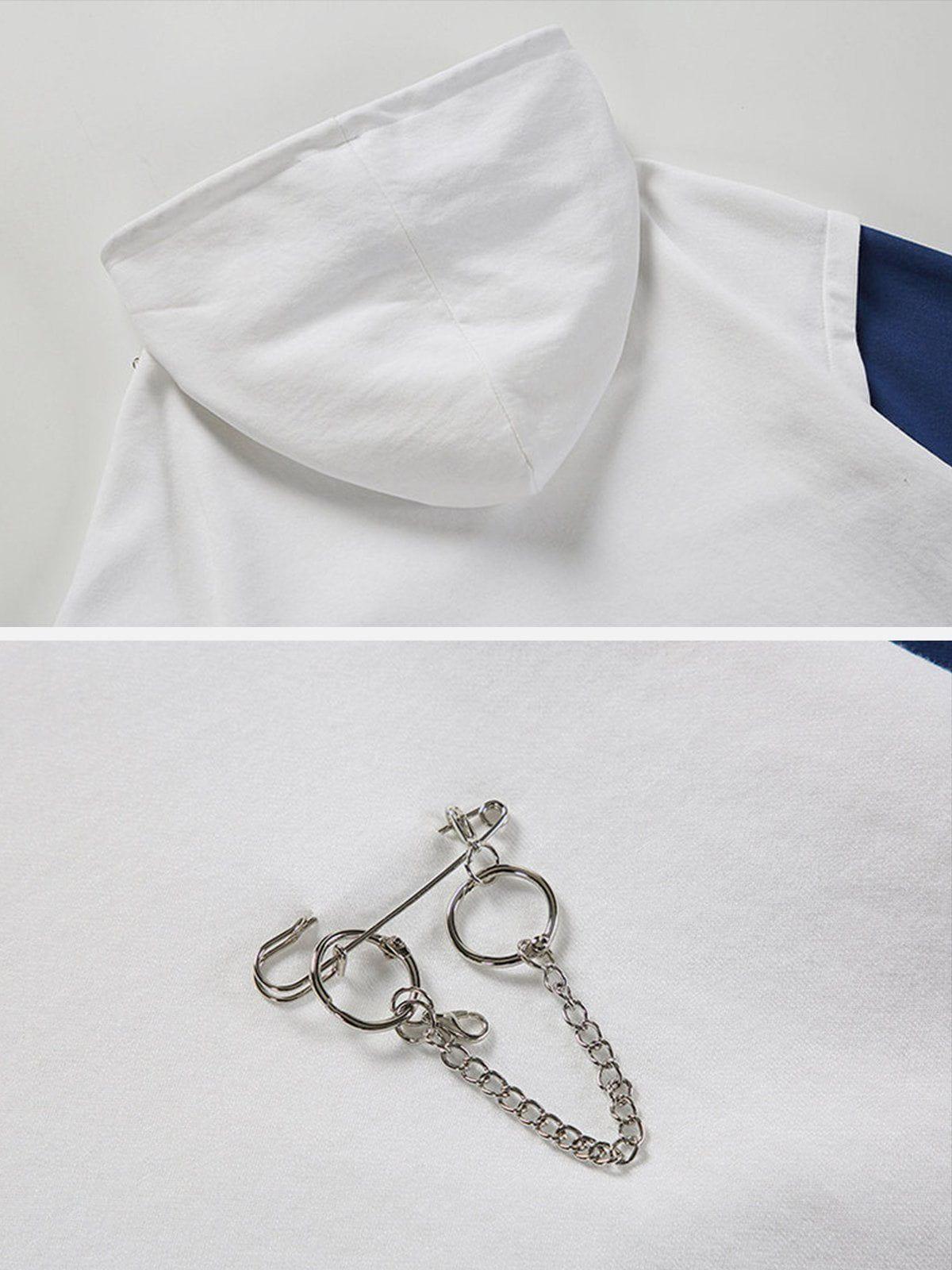 Tntwear® - Hooded Detachable Necklace Tee - tntwear1