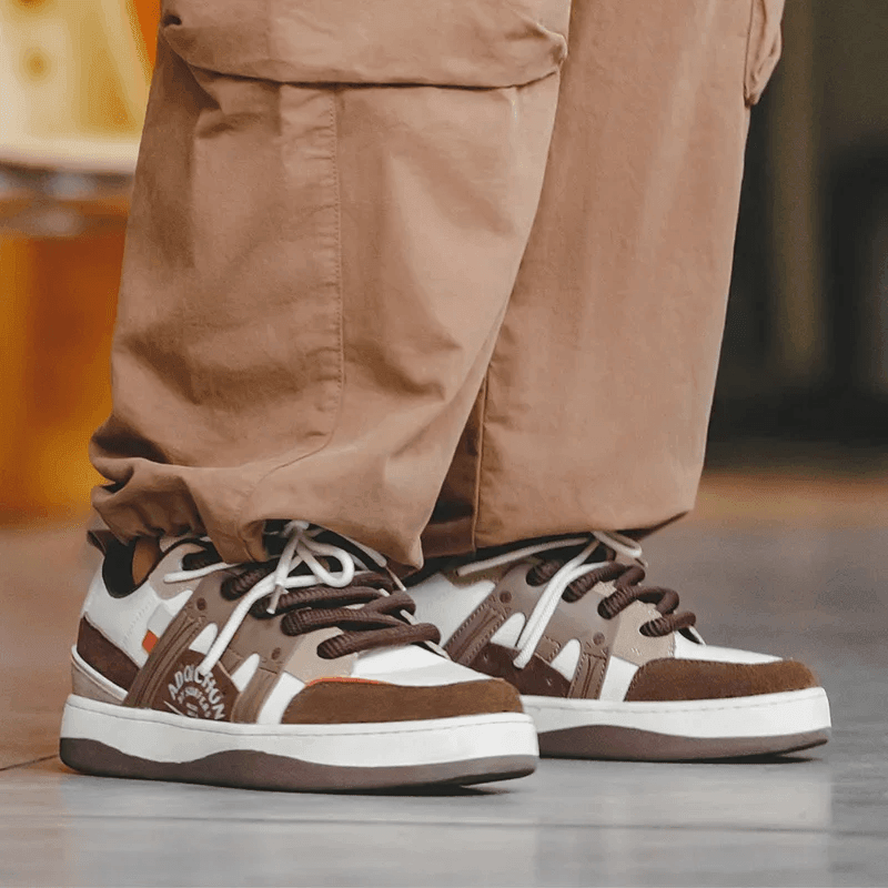Tntwear® - Maden Orange Skateboard Bread Shoes - tntwear1